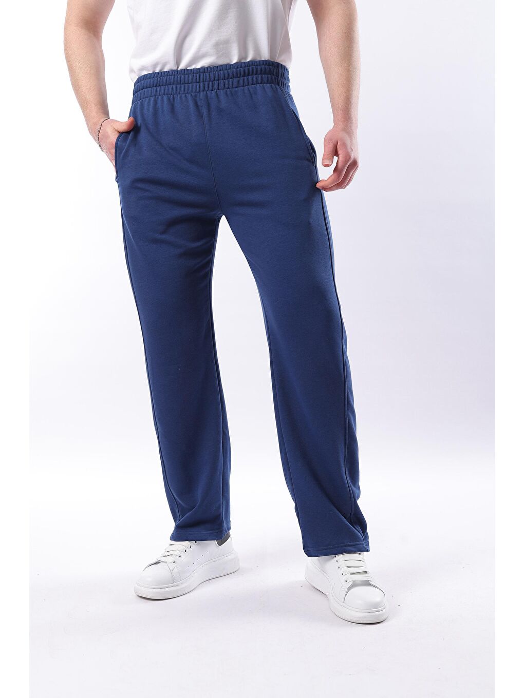 Lacivert Rahat Kesim Erkek Eşofman Altı E6560-9