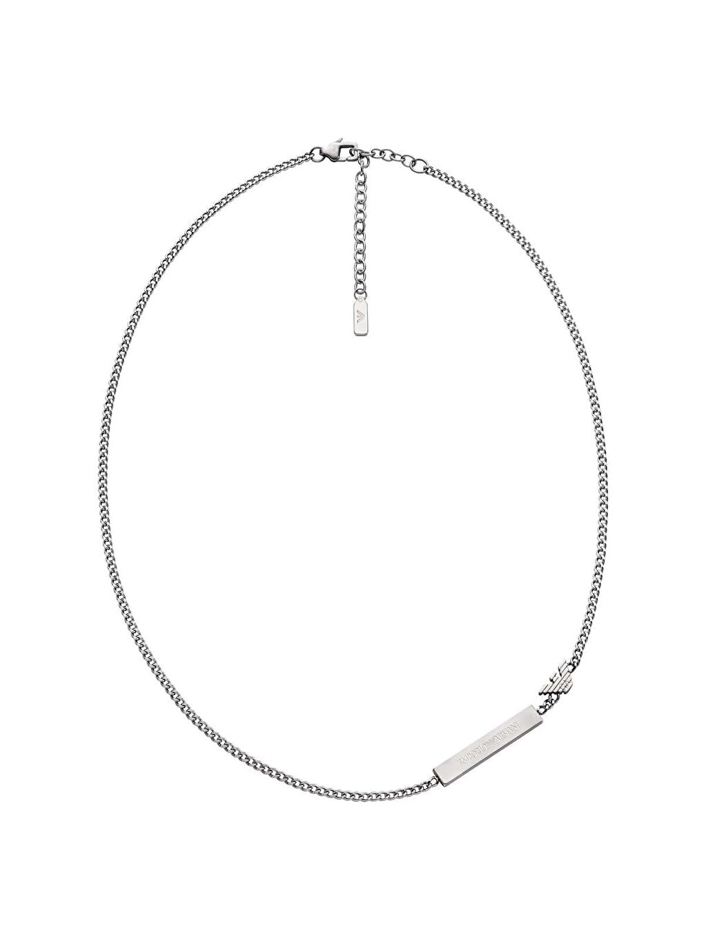 Gri AJEGS3309-040 Erkek Kolye-1