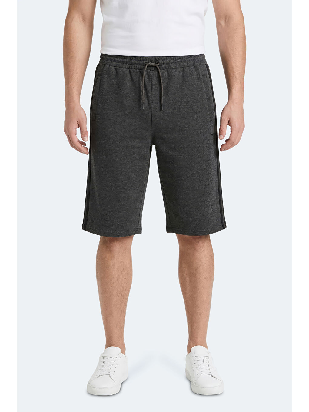 NEYRA Erkek Kapri Koyu Gri Şort-3