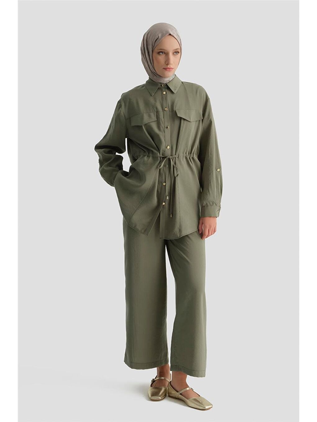 Cepli Pantolon Takım Haki