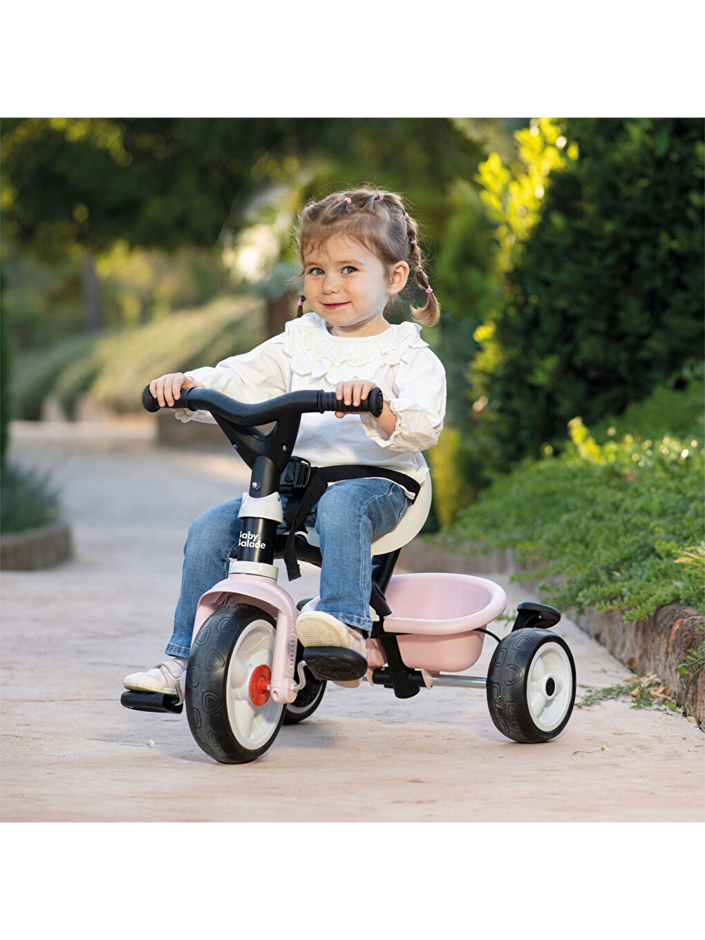 Baby Driver Pembe Üç Tekerlekli Bisiklet 7600741404-2