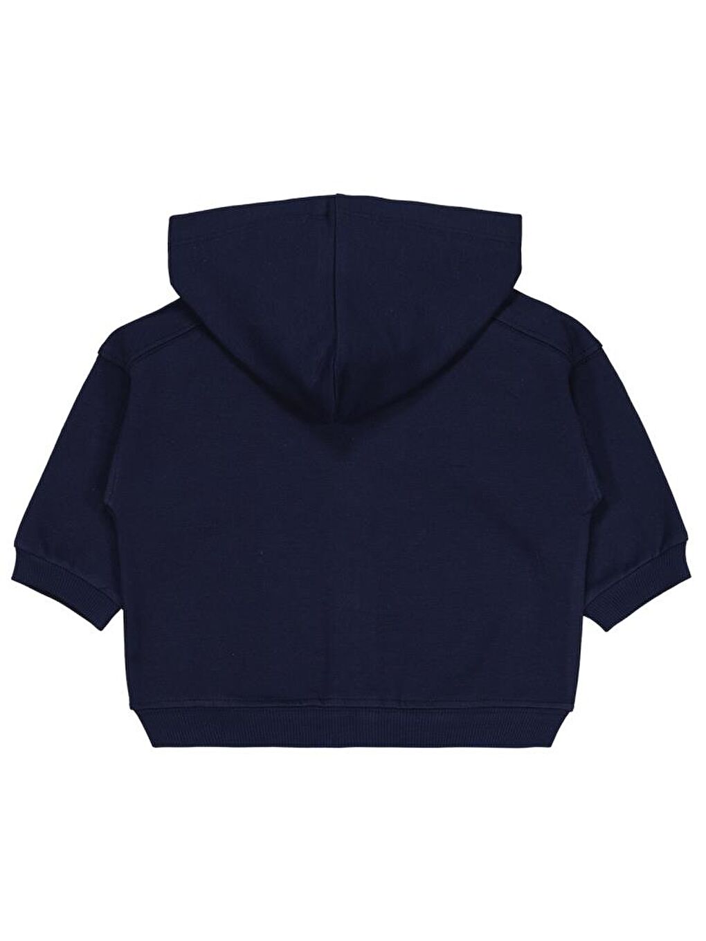 Lacivert Baby Basic Timeless Kapüşonlu 6-18 Ay Hırka