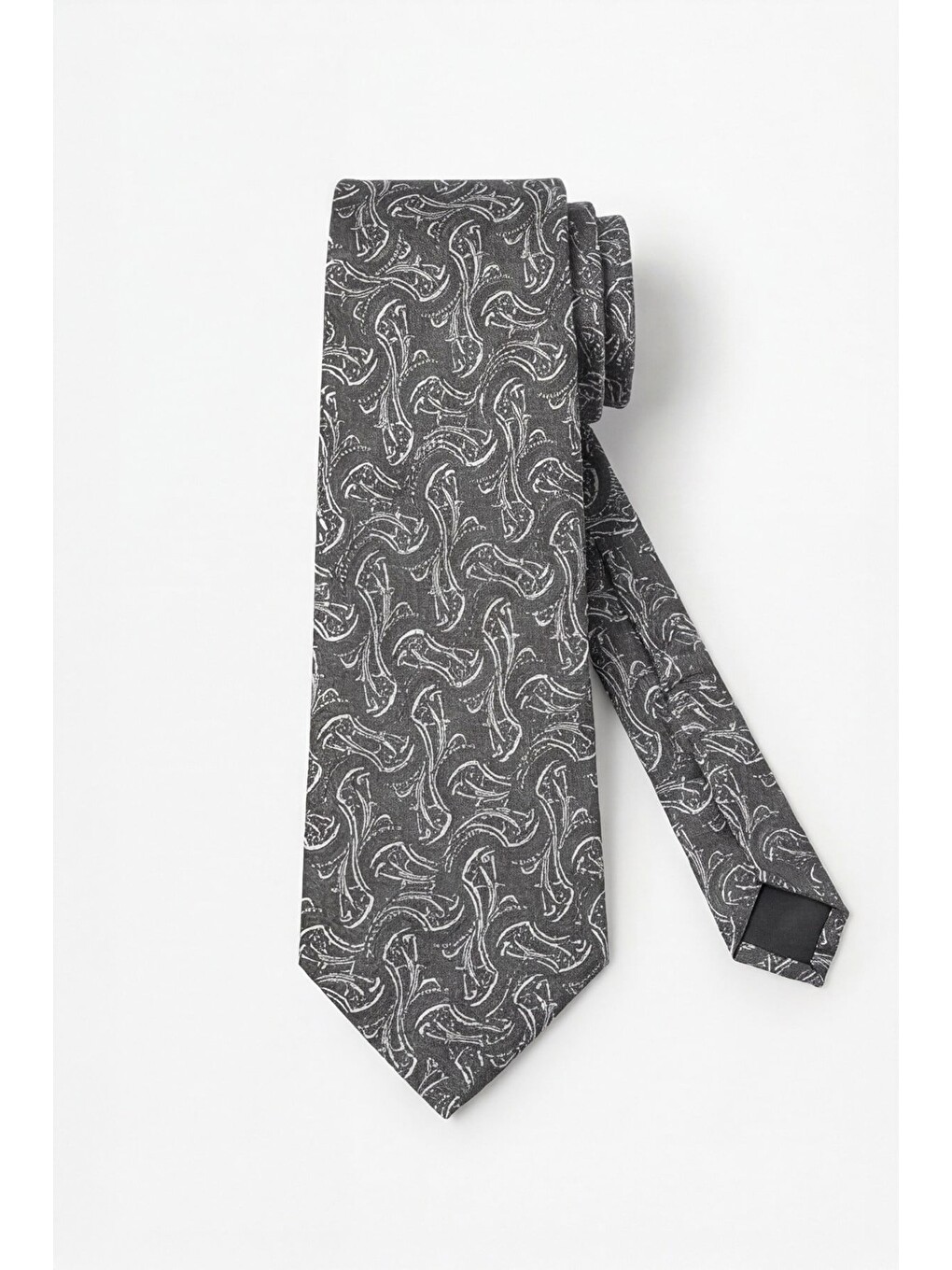 Microfiber Kravat Siyah-3