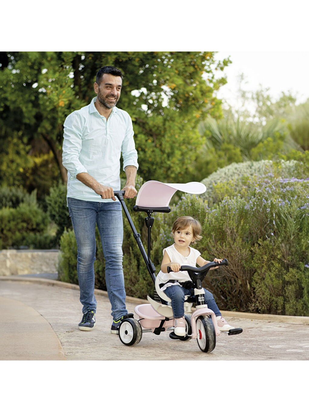 Baby Driver Pembe Üç Tekerlekli Bisiklet 7600741404-4