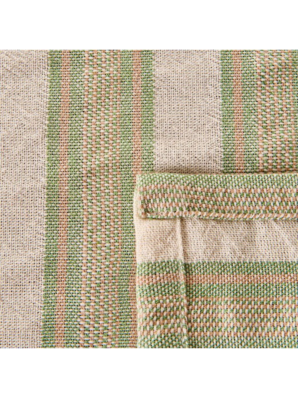 Mor Soft Freya 2'li Amerikan Servis - Yeşil / Ekru - 35x50 cm-2