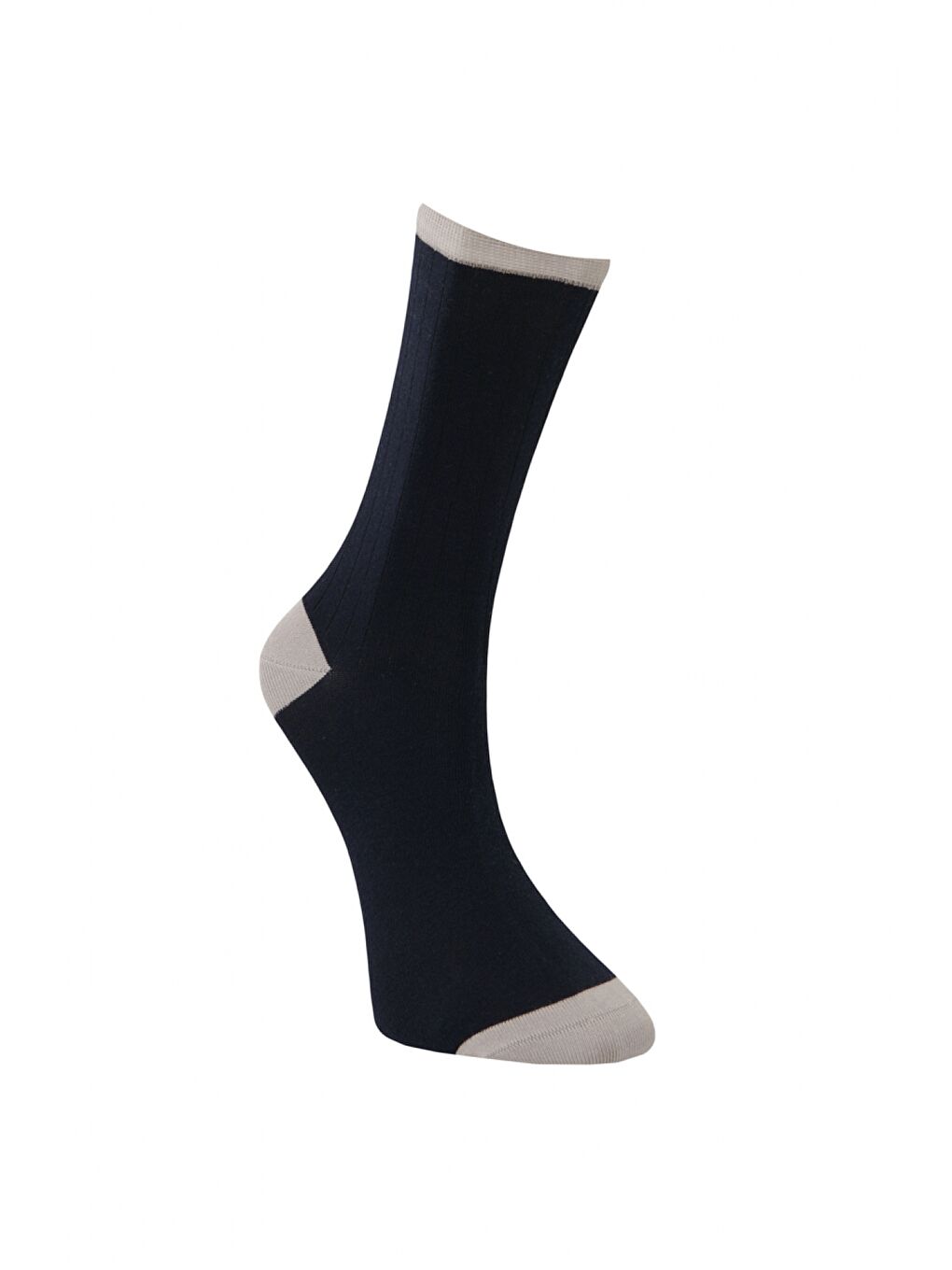 Erkek Lacivert Lacivert Desenli Uzun Soket Çorap