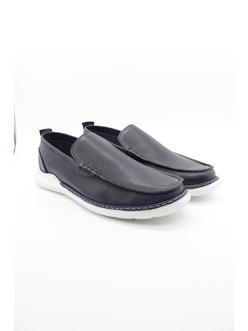 Koyu Lacivert Analin  Bağcıksız-Tokasız Ayakkabı 1033250170-1