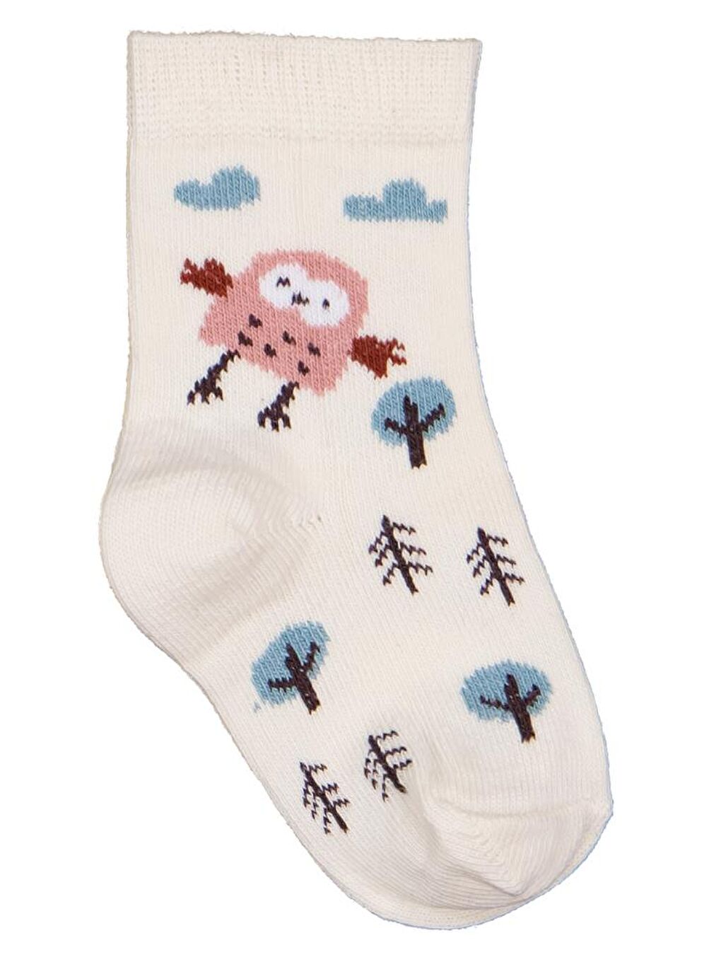 Beyaz Baby Cute Bird 3'lü 6- Bebek Kız Çorap Set-2