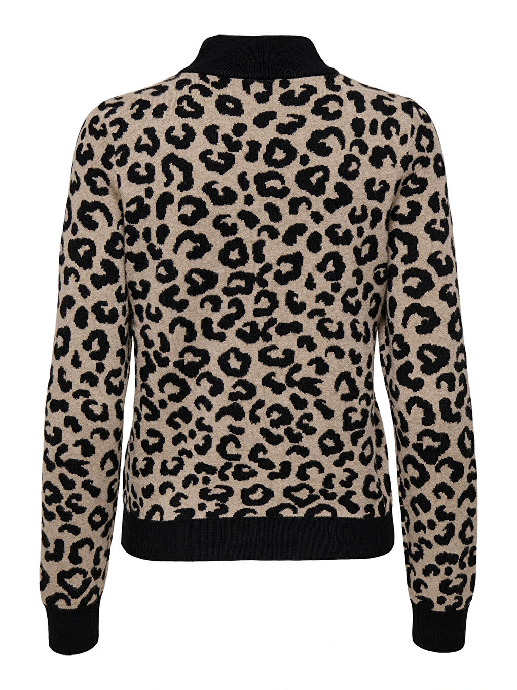 Siyah Onlibi Regular Fit Balıkçı Yaka Kadın Kazak 15350671-3