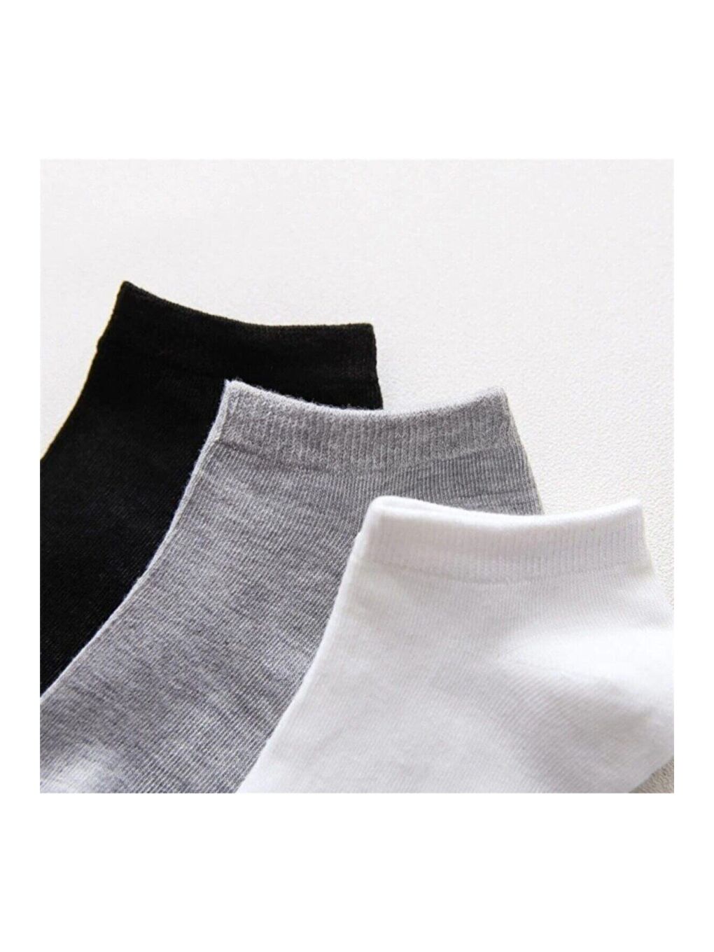 Unisex Yazlık Patik Çorap 5 'li Extra Rahat Beyaz-1