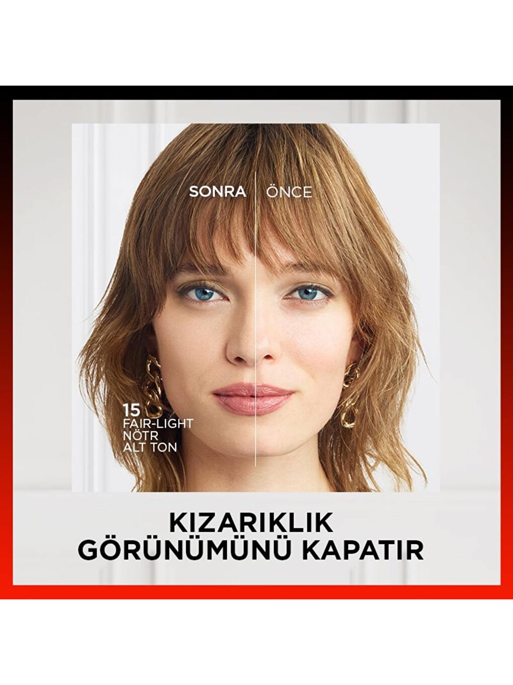 L Oréal Paris Skin Ink Boyu Kapatıcı Fondöten   Nötr Alt Ton 15-6