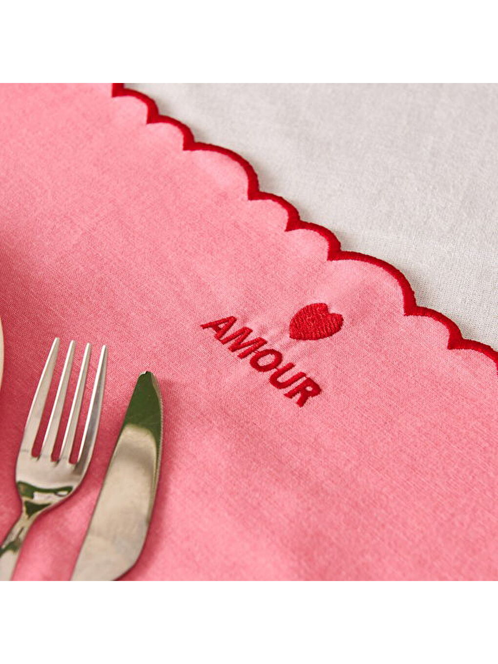 Soft Amore Amerikan Servis - Pembe - 30x50 cm-7
