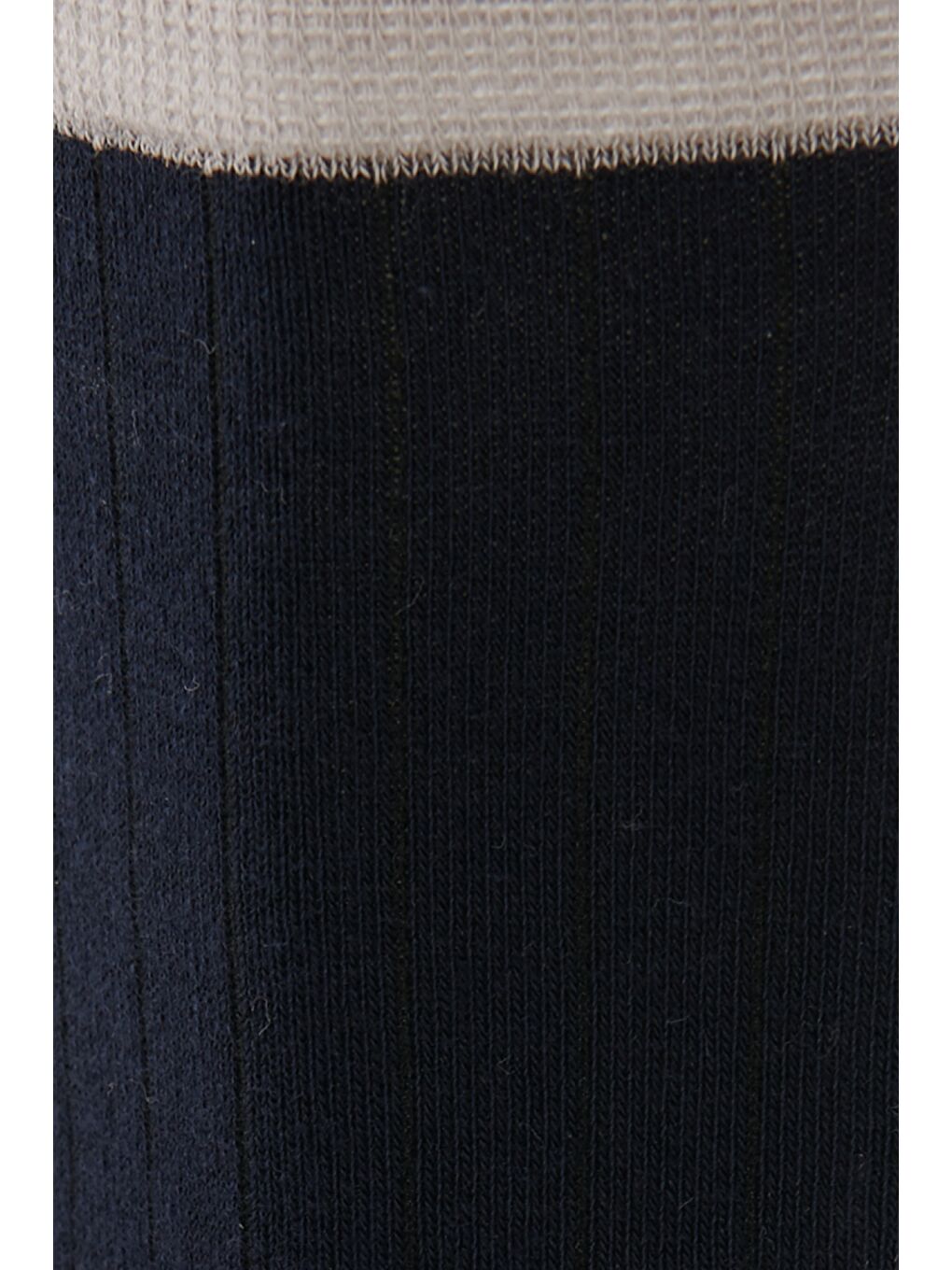 Erkek Lacivert Lacivert Desenli Uzun Soket Çorap-1