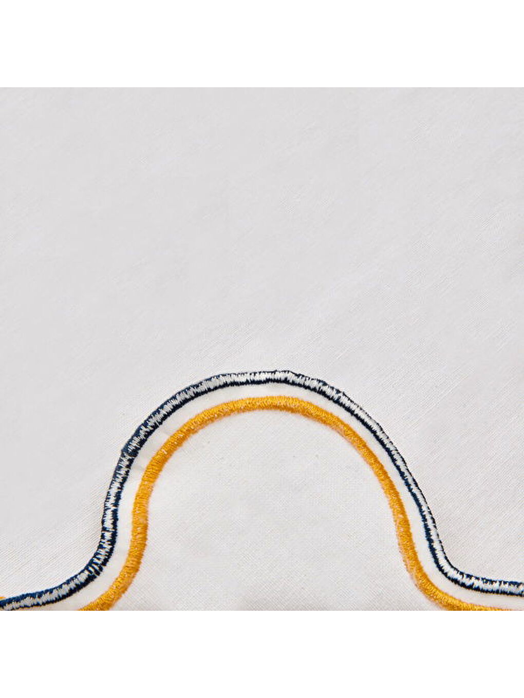 Sarı Soft Nonna Amerikan Servis - Hardal / Mavi - 30x50 cm-4