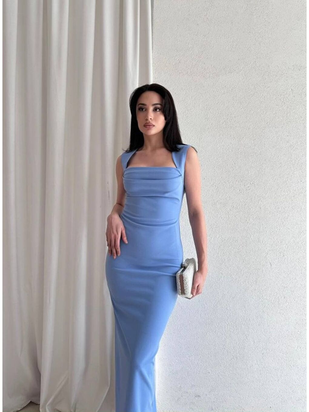 Mavi Kadın Maxi Elbise-1