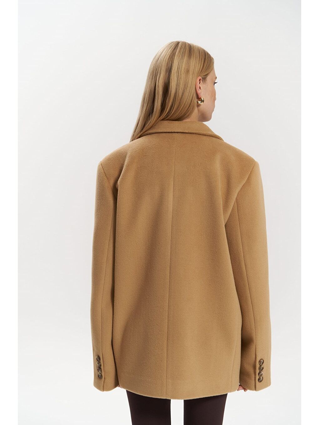 Kahverengi Howell Taba Blazer Ceket-3