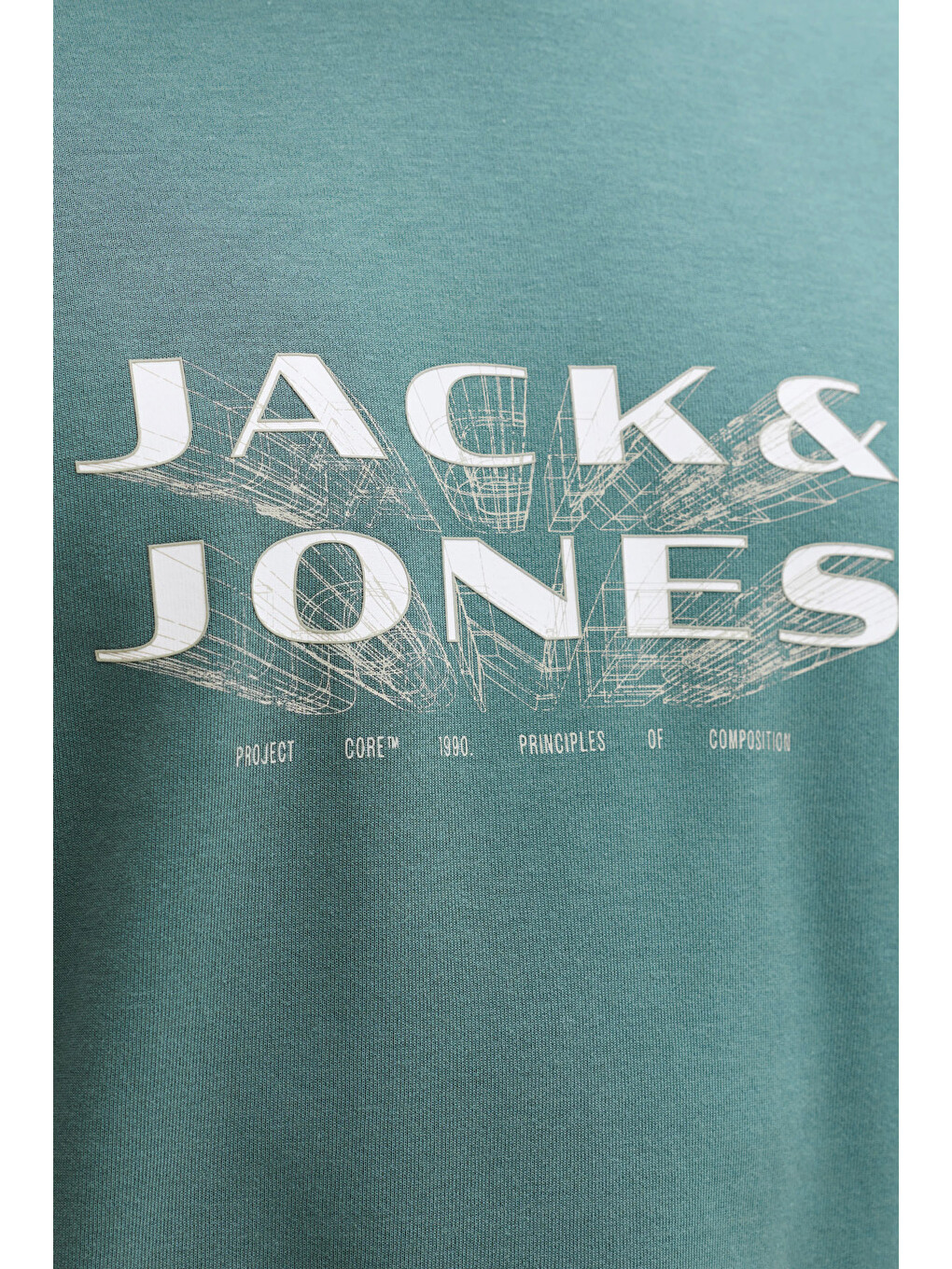 Petrol Core Jcofusion Logo Baskılı Pamuk Karışımlı T Shirt 12289880-6