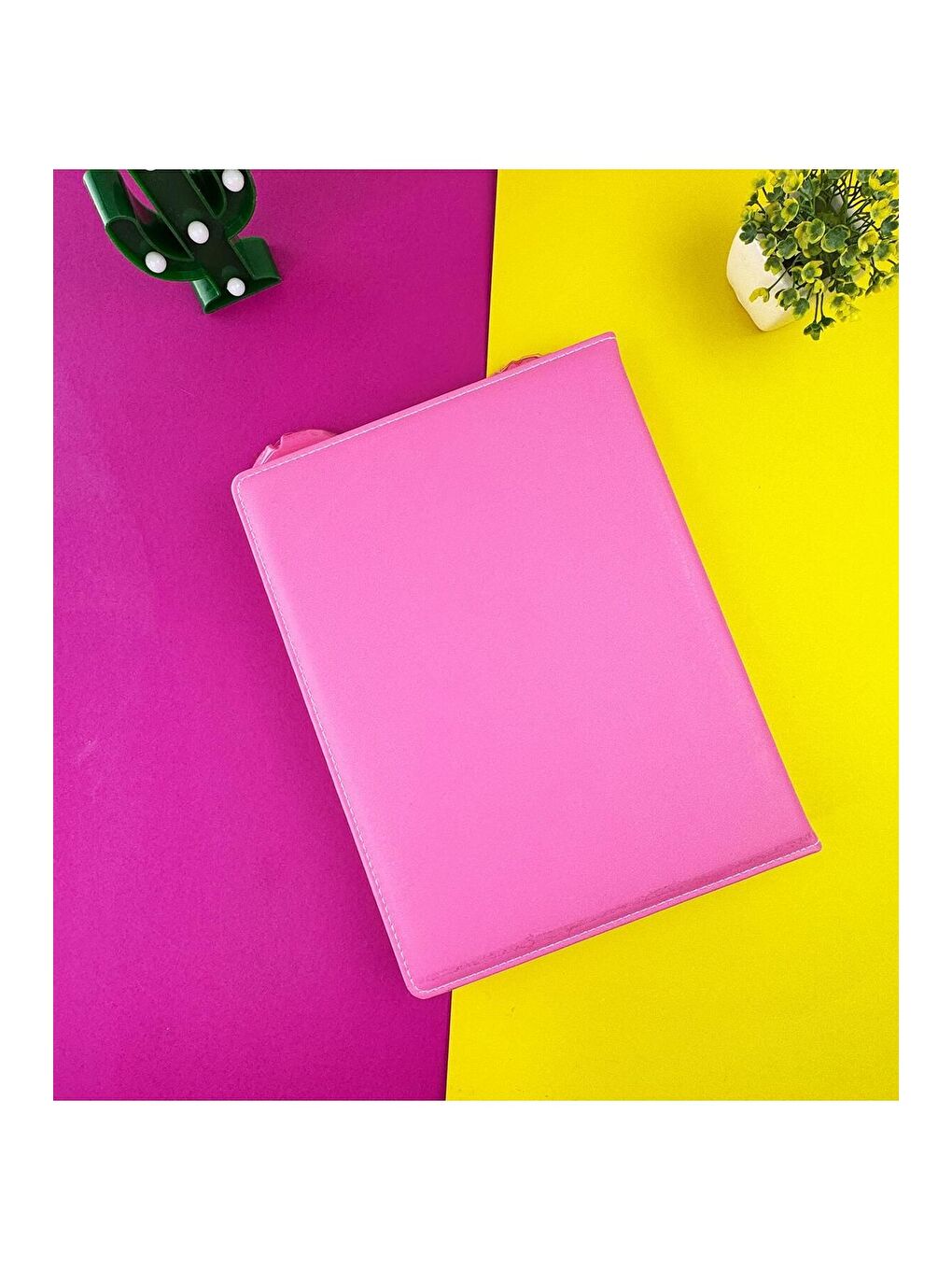 Sevimli Pembe Ayı Tasarımlı A4 Sketchbook   200 Sayfa Kalın Kağıtlı Defter-2