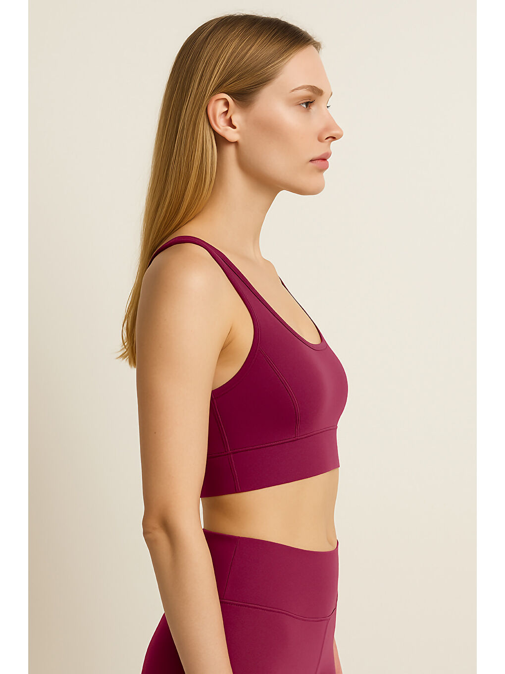 Mürdüm Kalın Askılı Toparlayıcı Spor Büstiyer-1