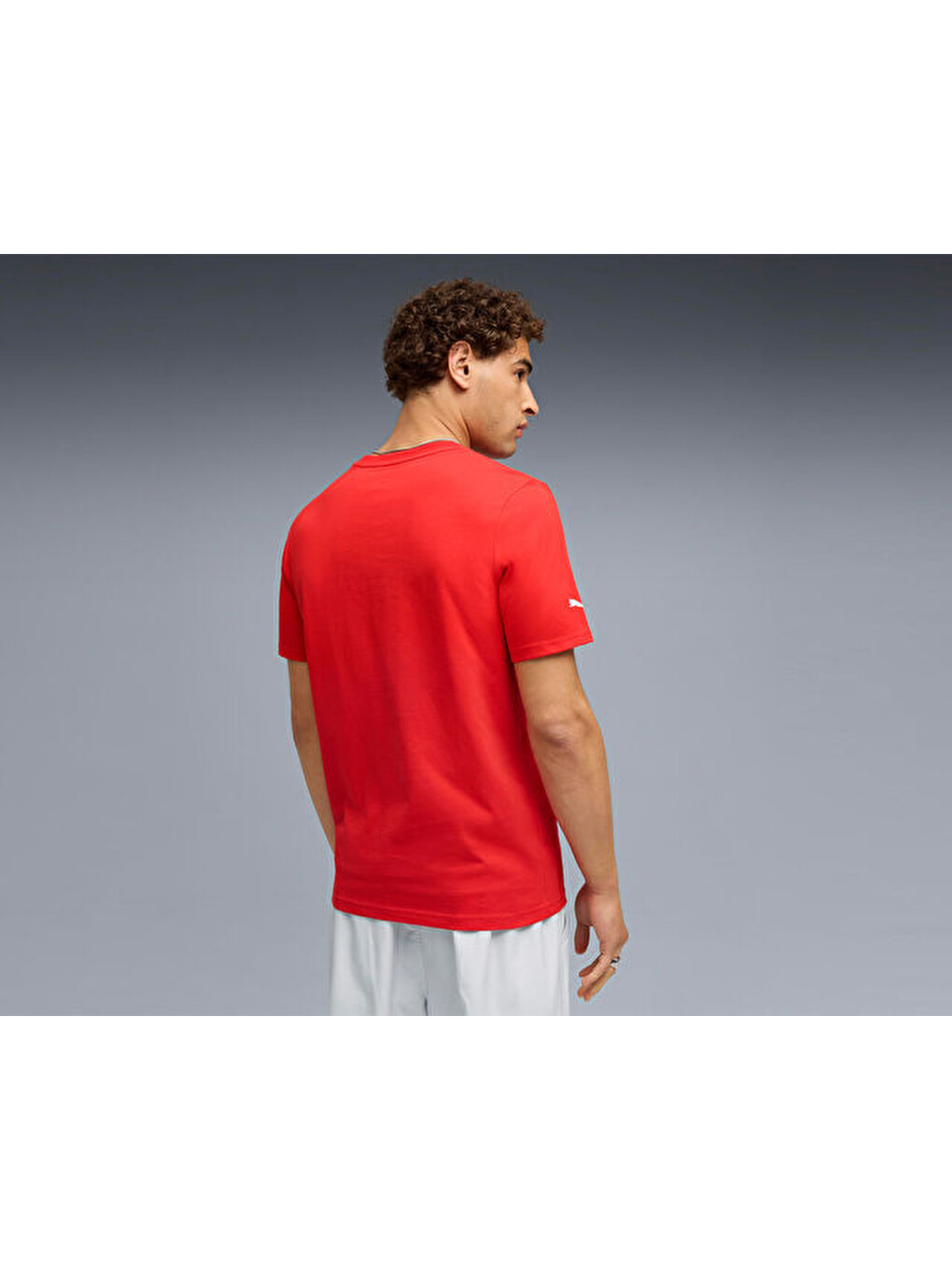 F1 Ess Logo Tee 180g Erkek Günlük Tişört 63326403 Kırmızı-3