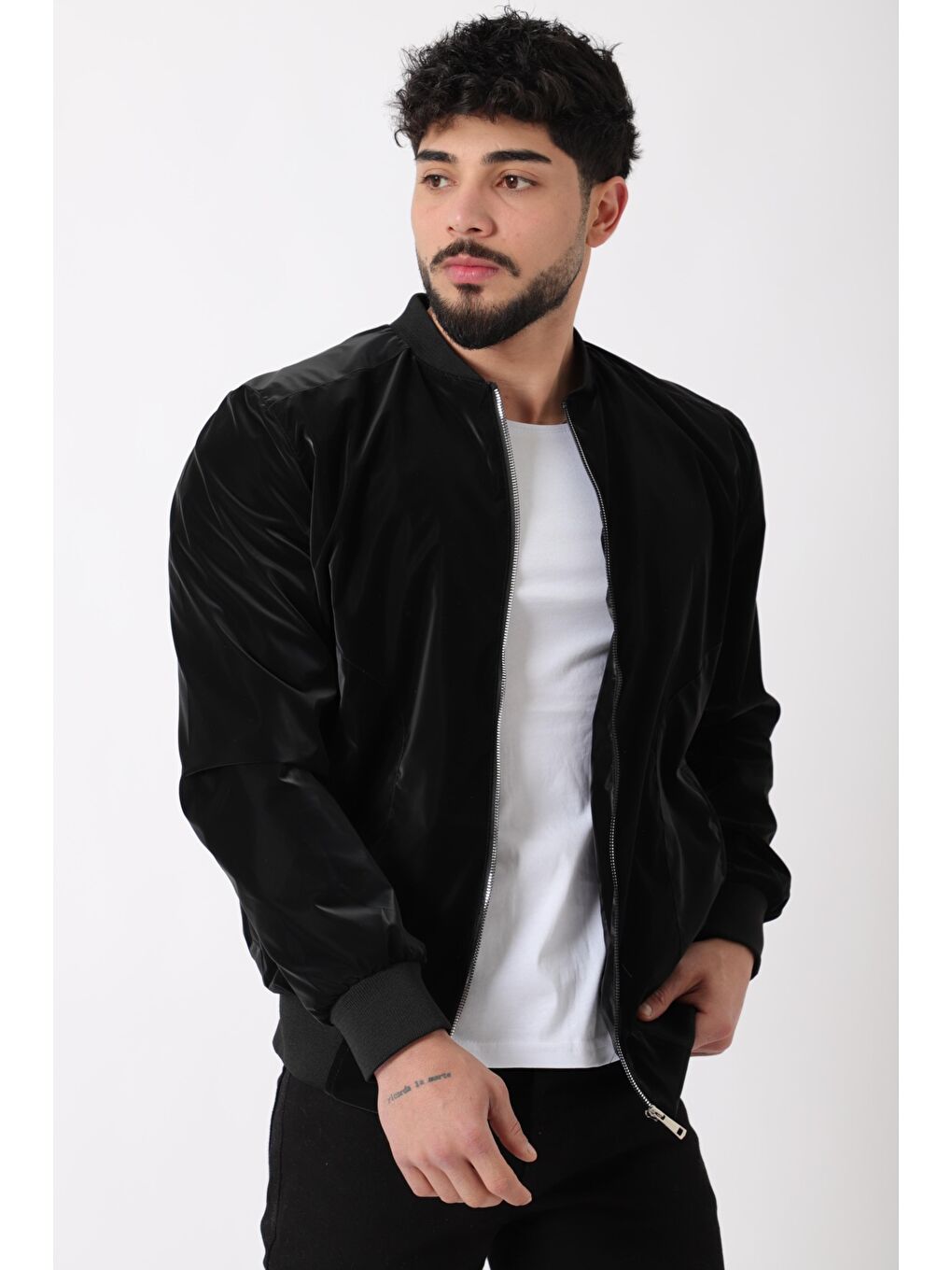 Siyah Kolej Yaka Bel Lastikli Nova Deri Mont PLDP 3001_50449-2