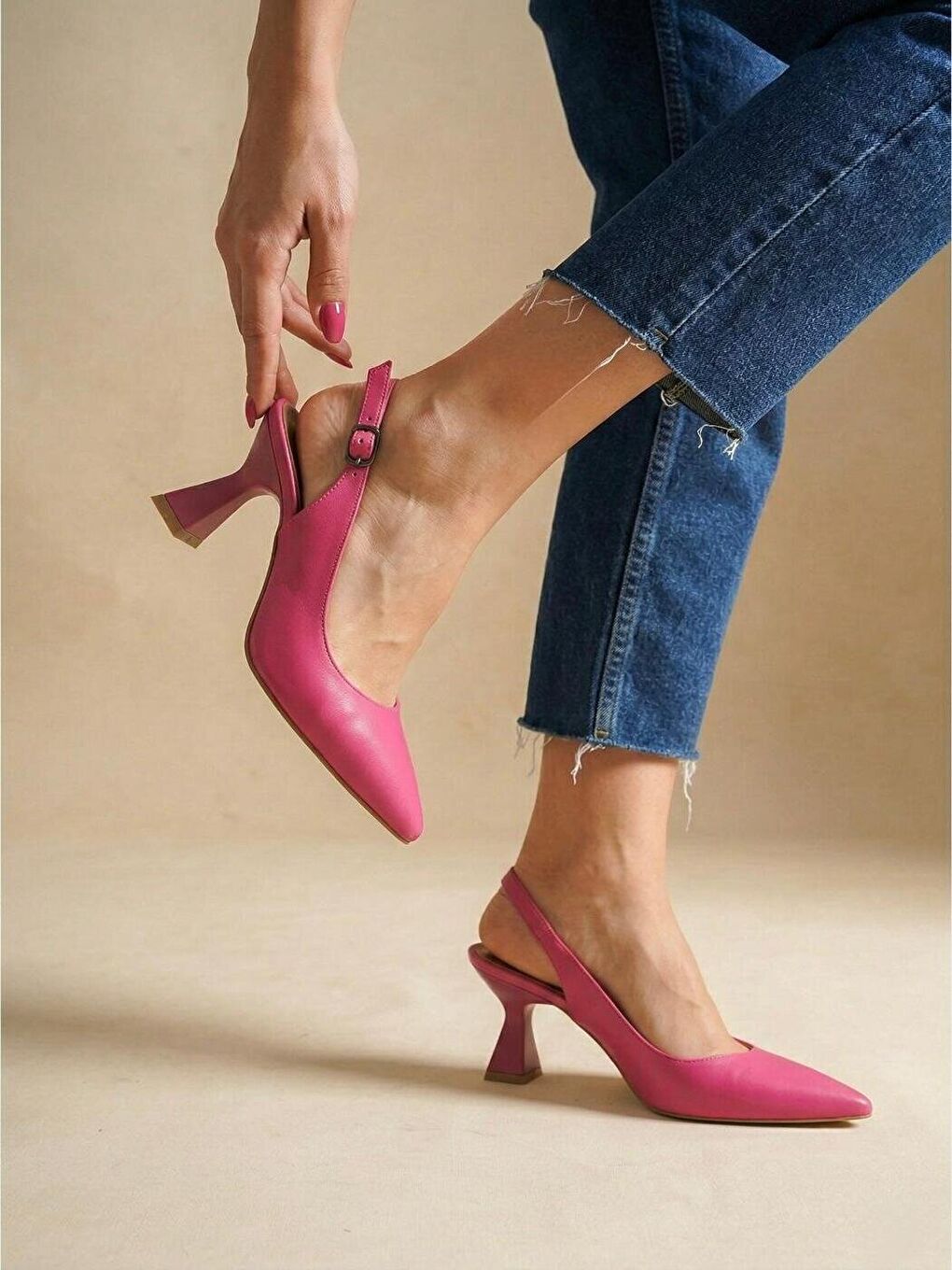 Kadın Harmony Fuşya Topuklu Ayakkabı-3
