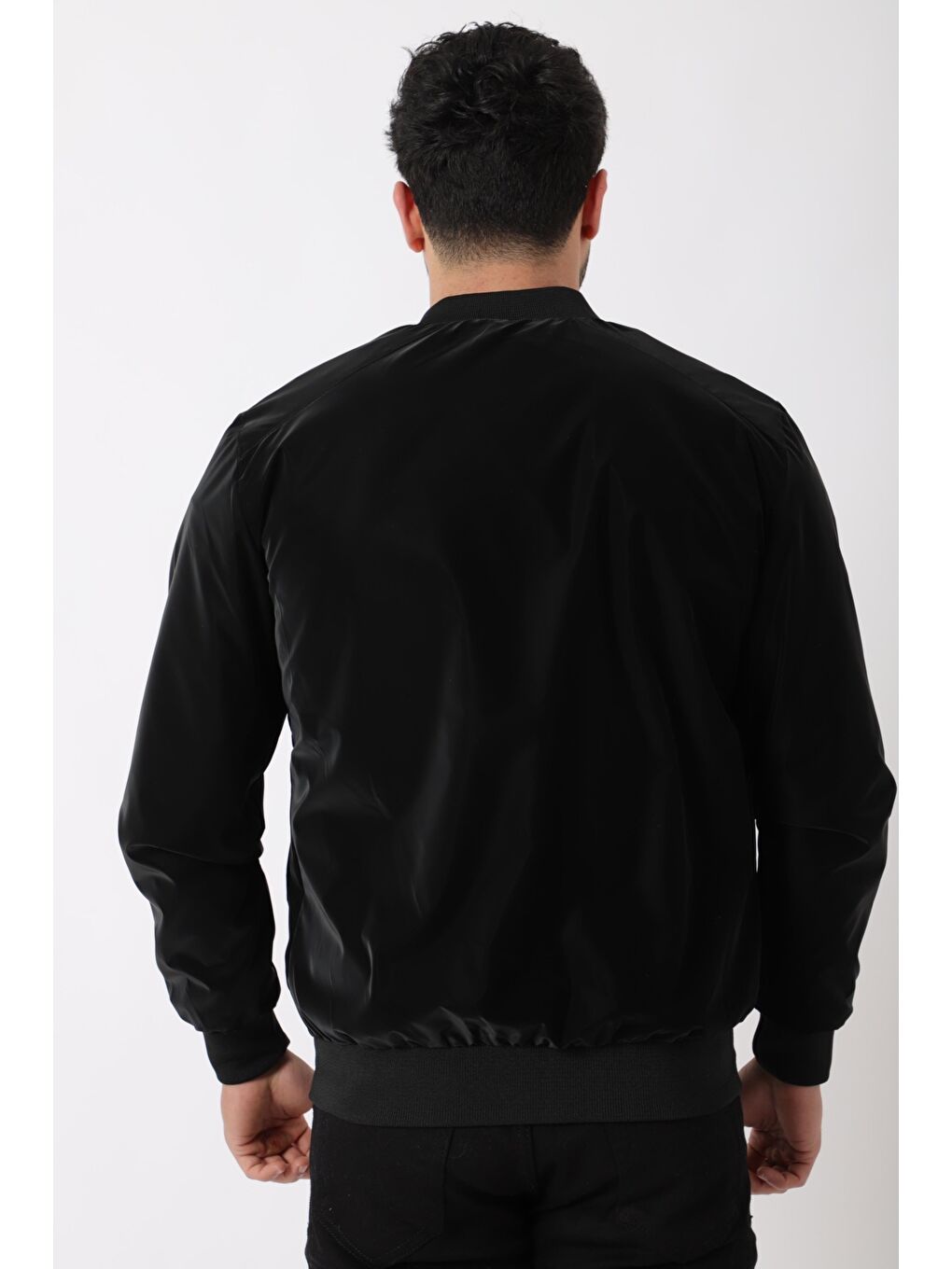 Siyah Kolej Yaka Bel Lastikli Nova Deri Mont PLDP 3001_50449-5