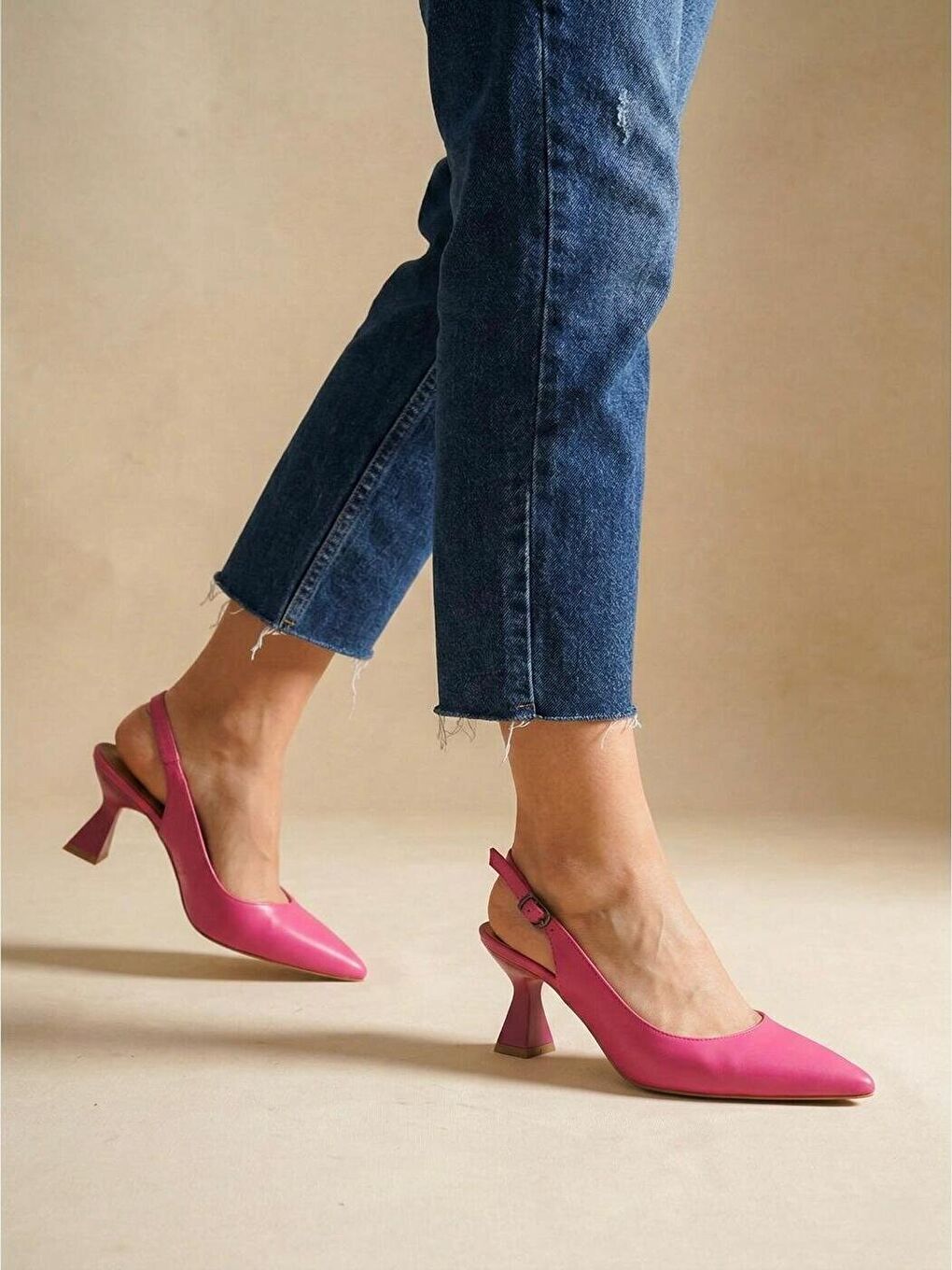 Kadın Harmony Fuşya Topuklu Ayakkabı-4