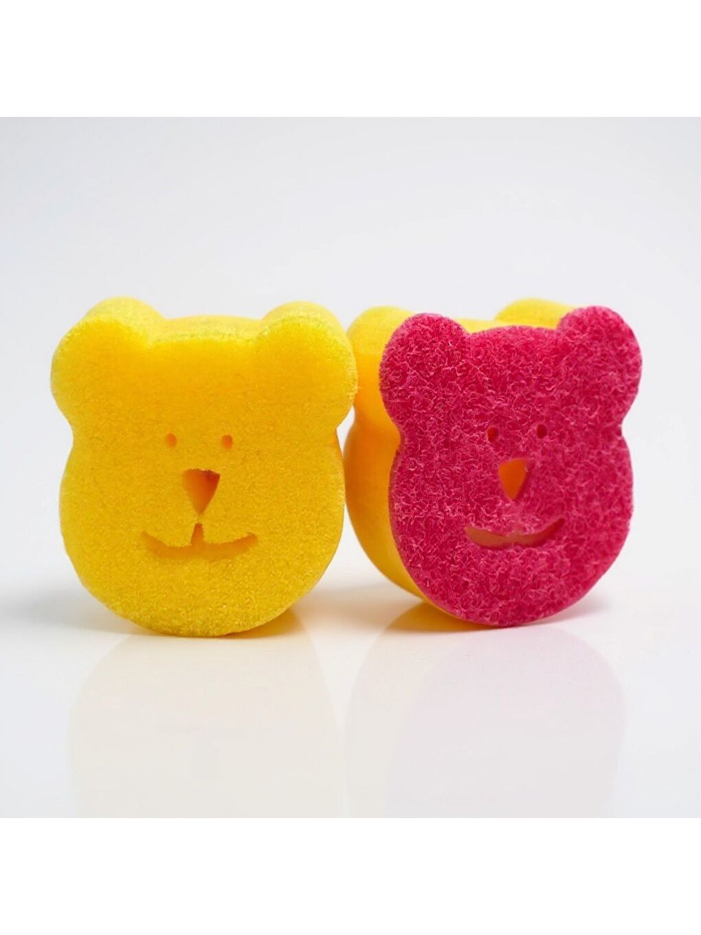 Sponge Çift Taraflı Gülen Yüz Çok Amaçlı Sihirli Bulaşık Süngeri 2 Adet-5