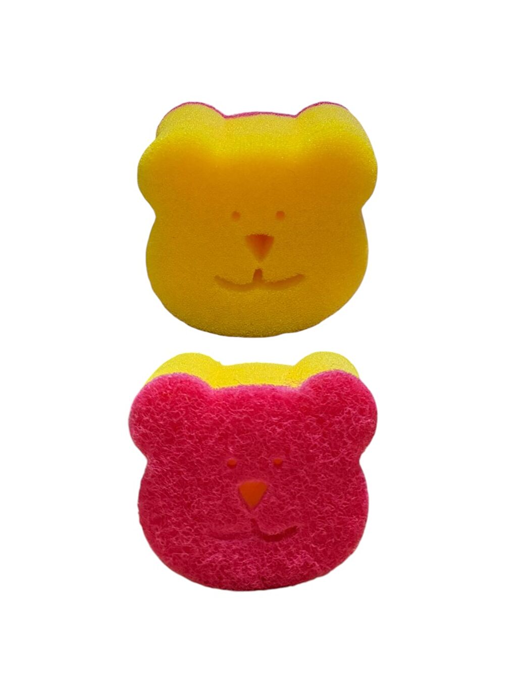 Sponge Çift Taraflı Gülen Yüz Çok Amaçlı Sihirli Bulaşık Süngeri 2 Adet-6