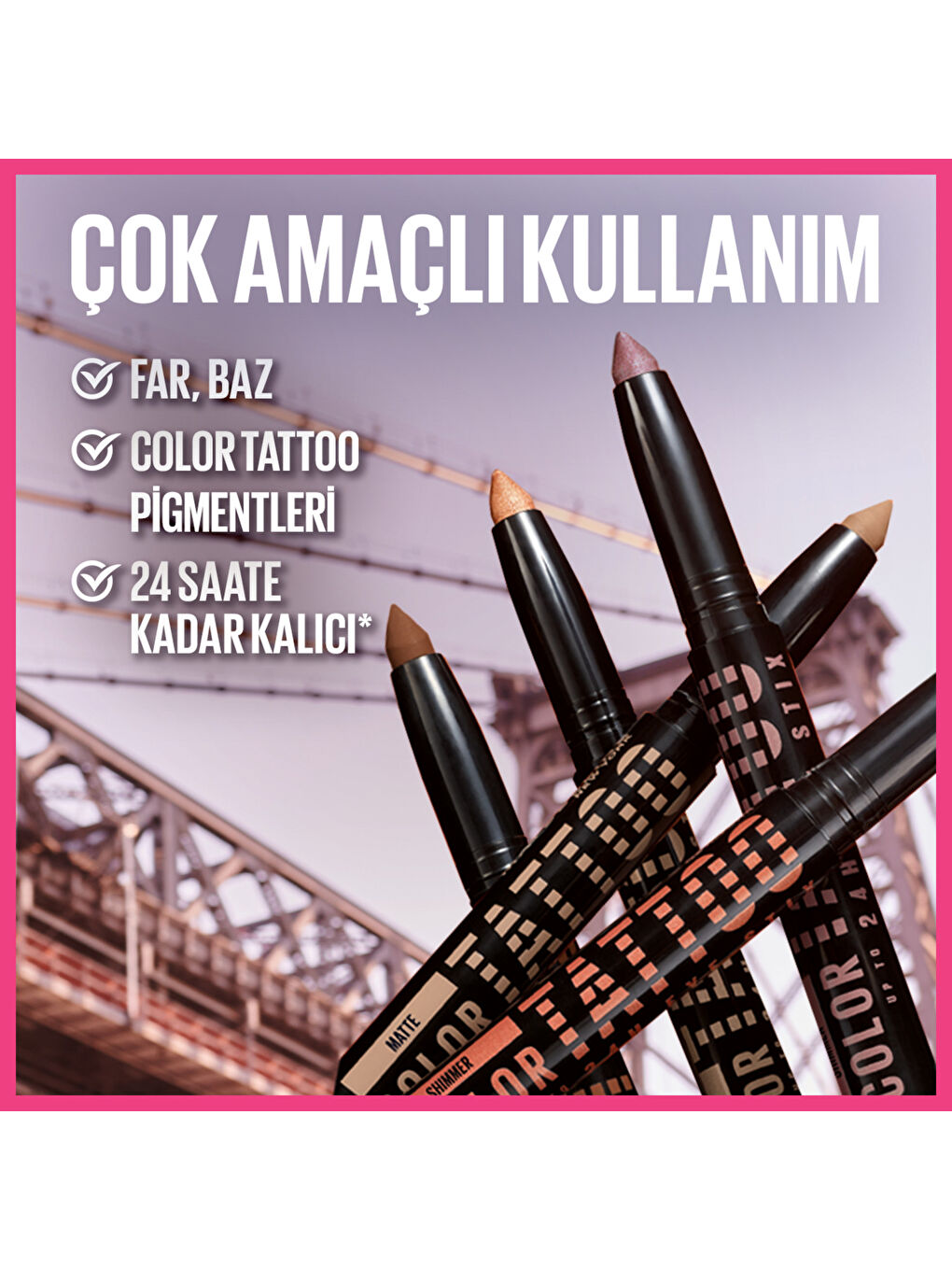 Maybelline New York Color Tattoo 24H Eye Stix - Spicy - 1