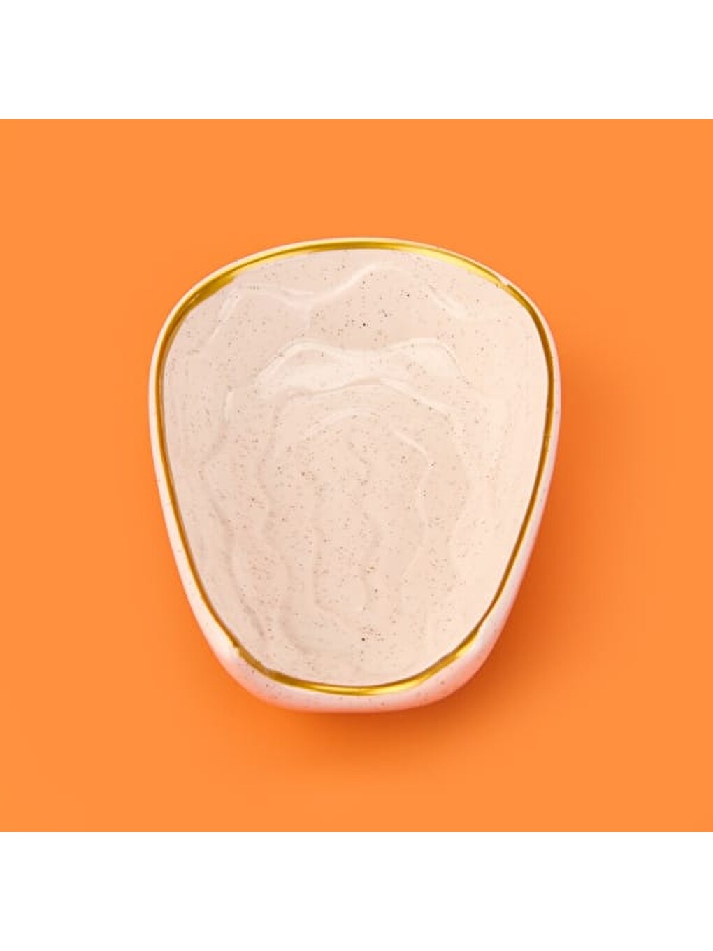 Bej Kitchen Oval Seramik Kaşık Altlığı - Krem / Altın - 15 cm-3