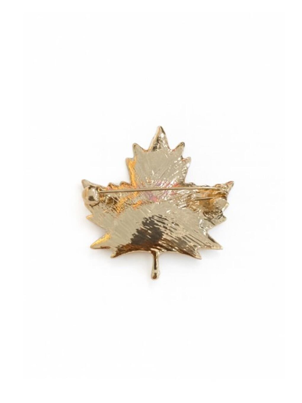 Sarı Altın Sonbahar Yaprağı Broş Yaka iğnesi-2