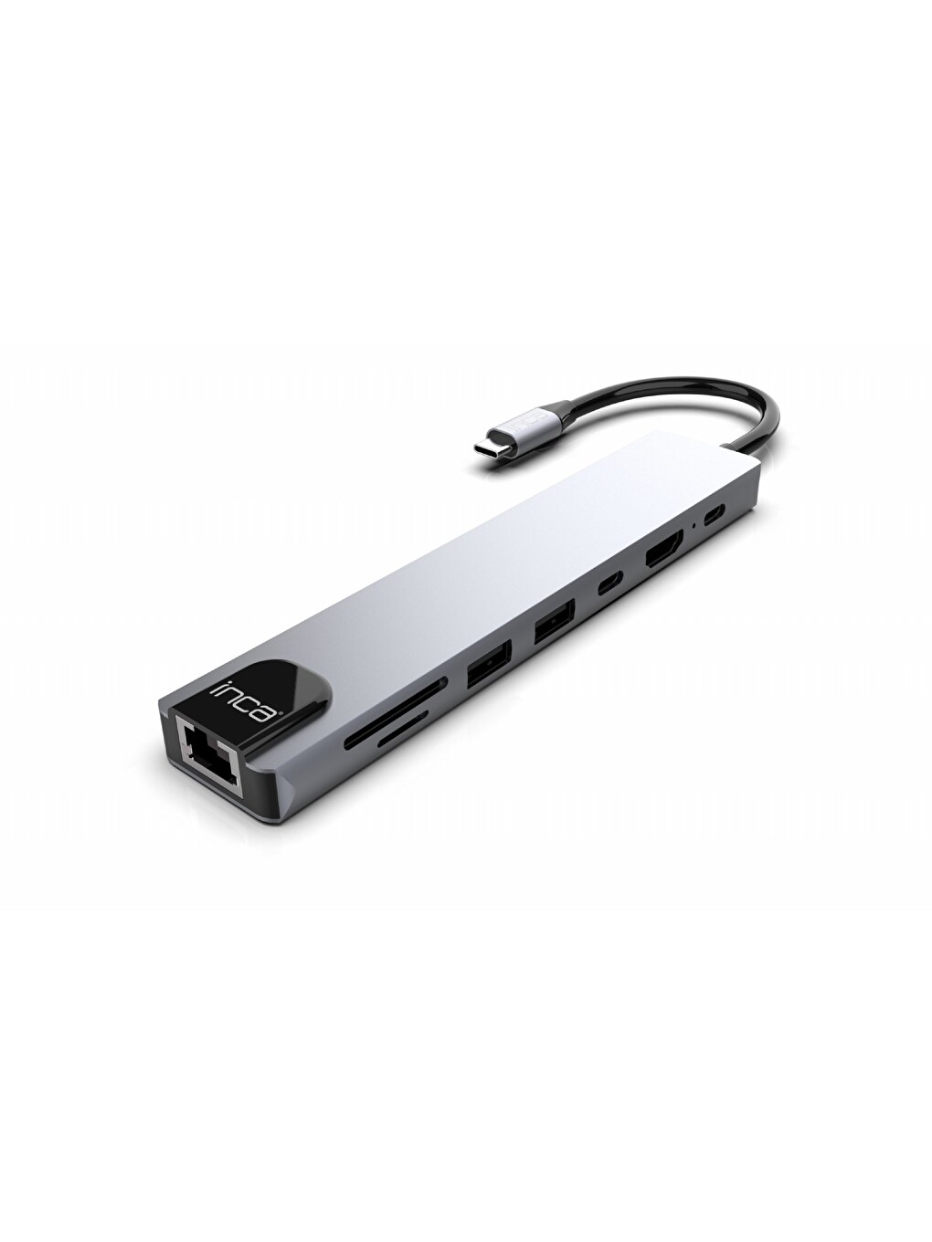 8 İn1 4k Ultra Hd Type C Usb 3.0 Hub Hdmı Rj45 Sdtf Adaptör Çoklayıcı-3