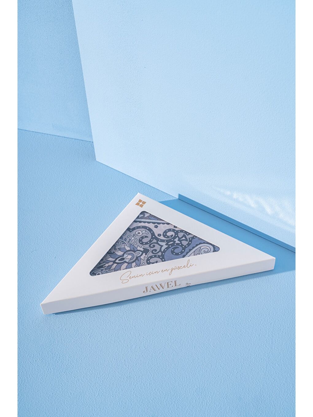 Mor Kadın Etnik Desen Soft Tlos Şal-2