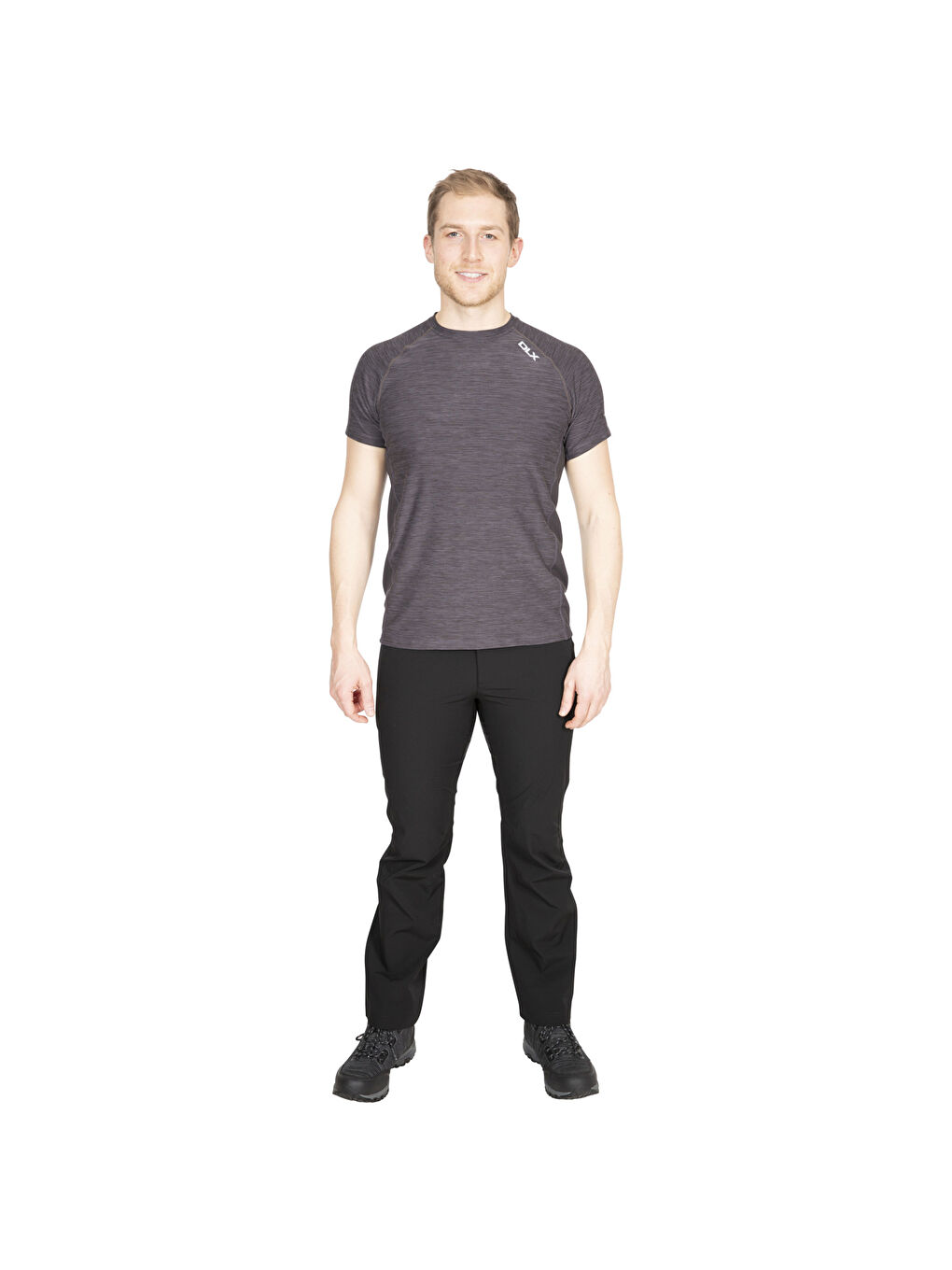 Gri Cedarf- Casual Printed Erkek Mavi Tişört-1