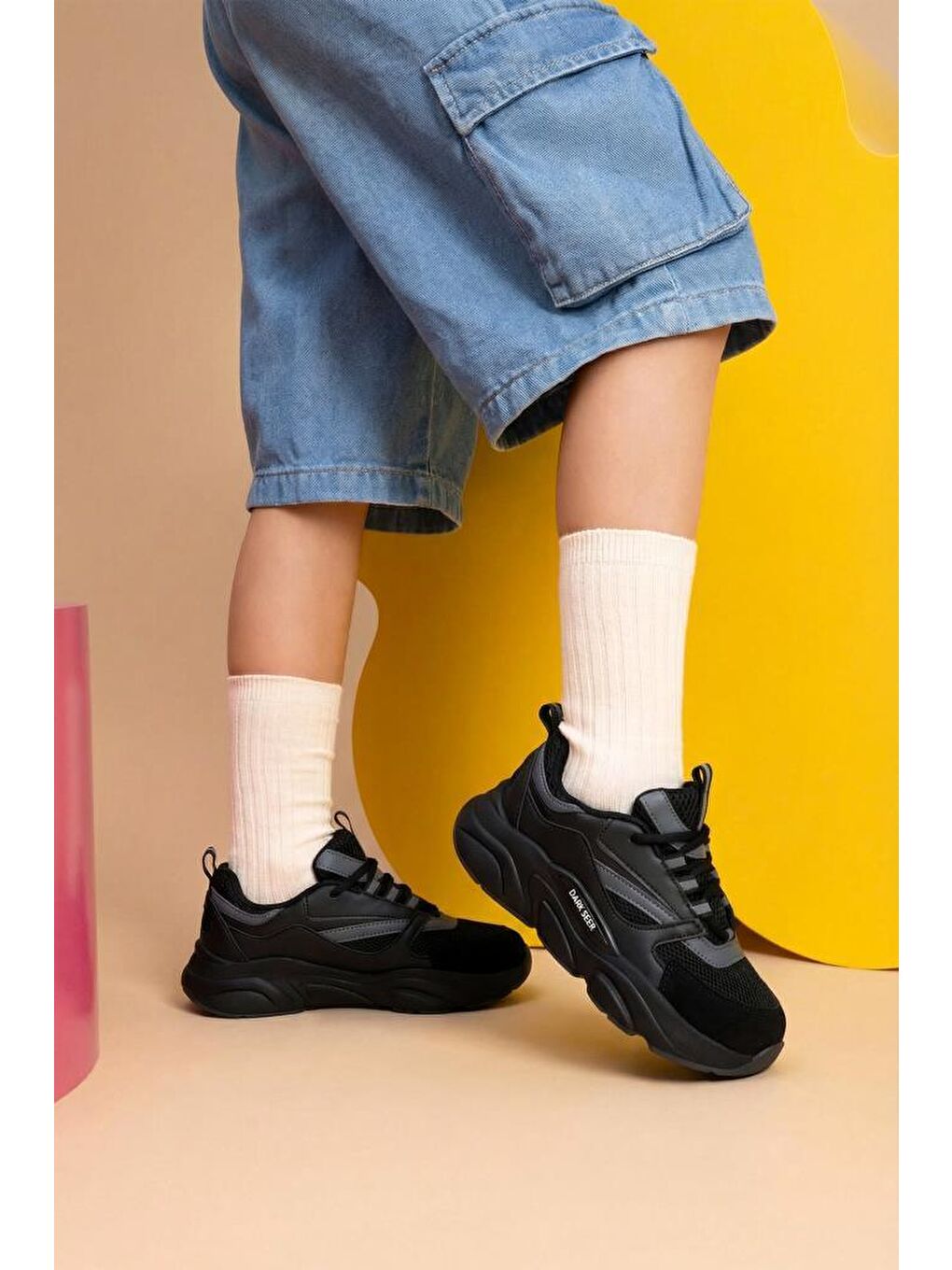 Siyah KİDS DS K 1838 Sneaker 2025 Kız Çocuk-4