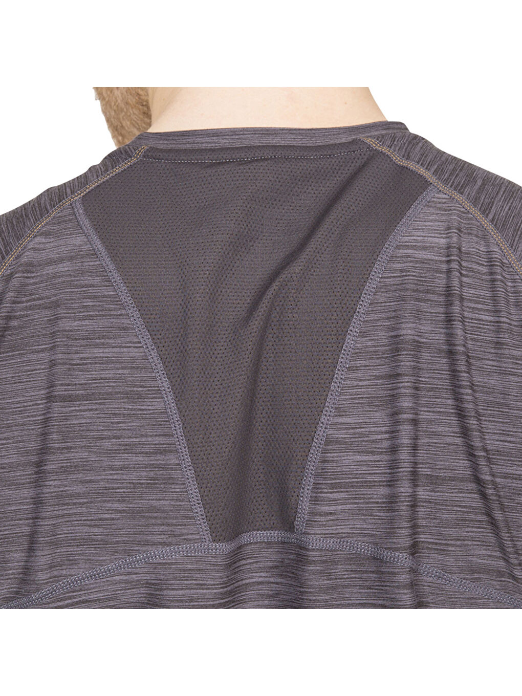 Gri Cedarf- Casual Printed Erkek Mavi Tişört-3