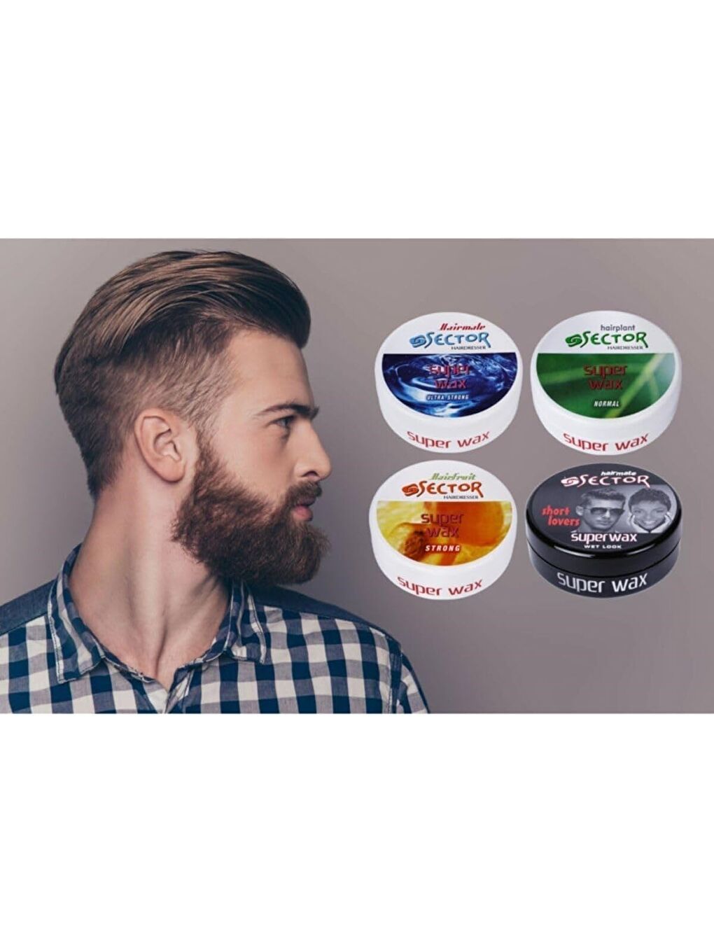 Sector 150ml Wax Hairfruit Strong 150 ml Saç Bakım Wax'ı Parlaklık ve Güçlü Tutuş-3