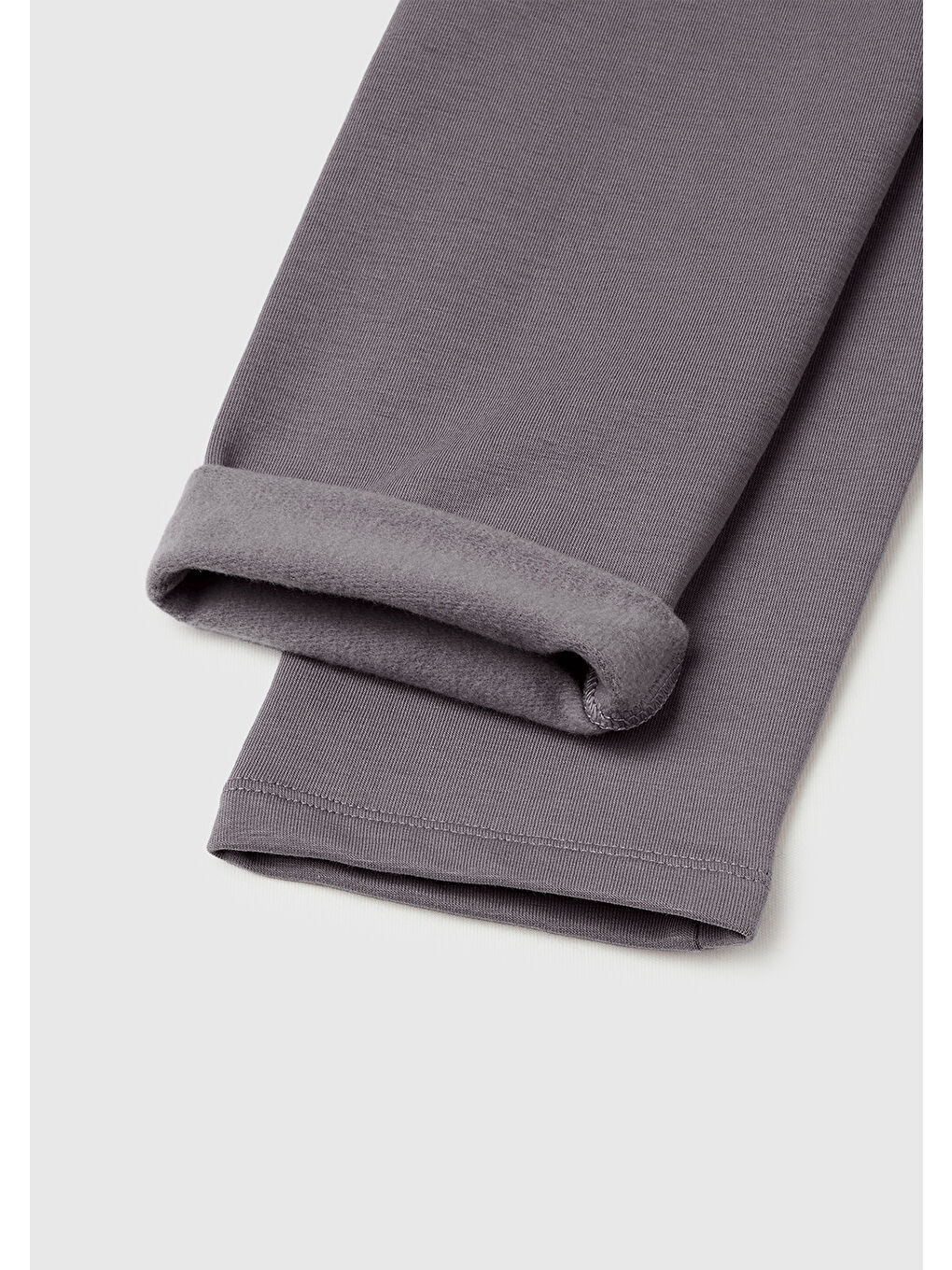 Kız Çocuk Koyu Kahverengi Logo İşlemeli Regulat Fit Tayt-2