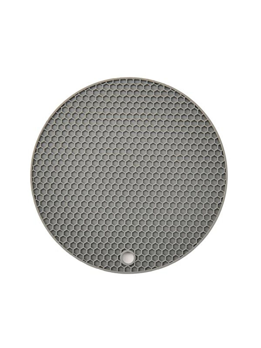 Silikon Yuvarlak Nihale - Gri - 17,5 cm