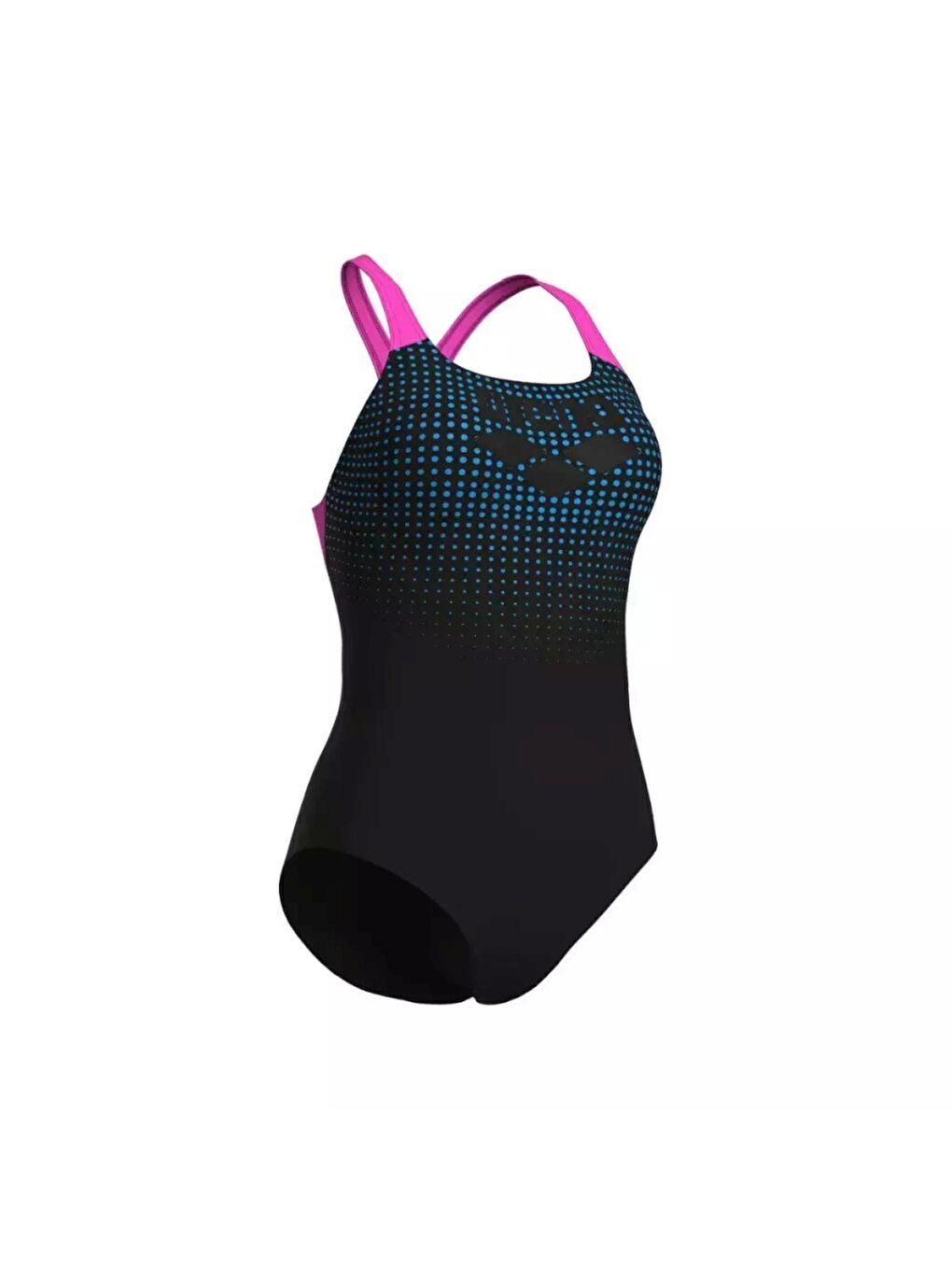 Lacivert Foggy Dots Swimsuit Swim Kadın Yüzücü Mayosu 007986590-1