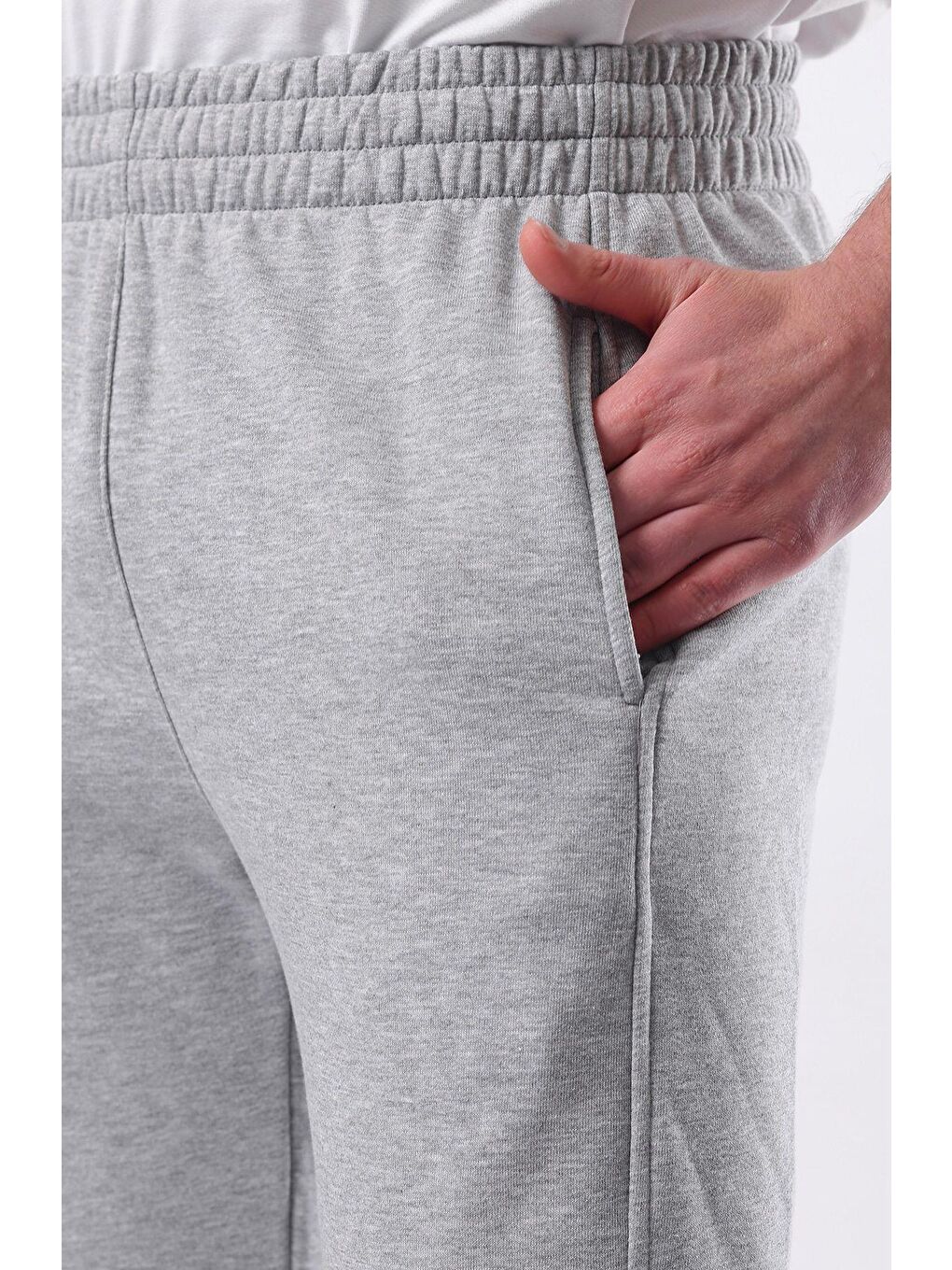 Gri Rahat Kesim Erkek Eşofman Altı E6560-7