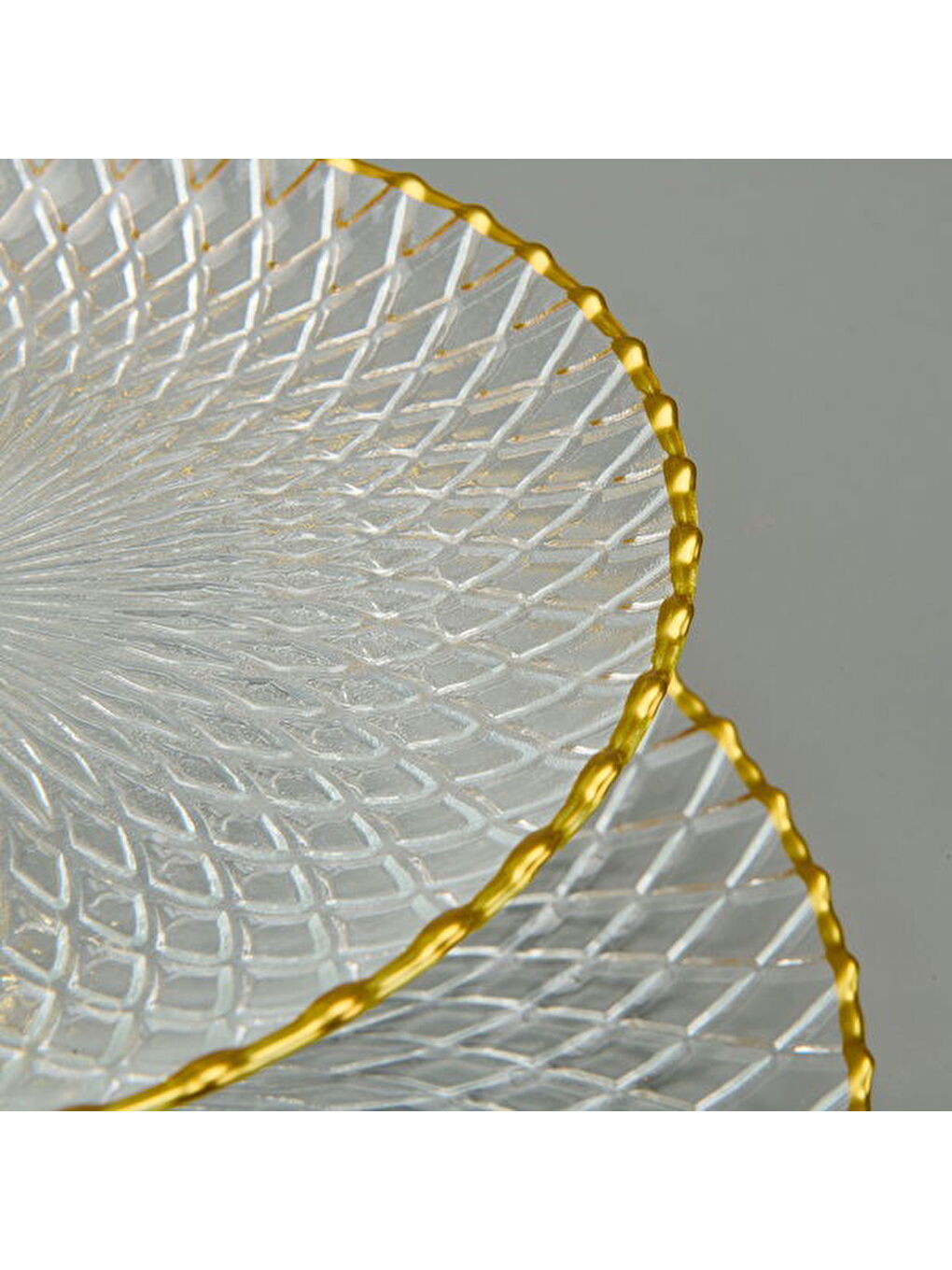 Renksiz Kitchen Zelazo İki Katlı Kurabiyelik - Şeffaf / Altın-3