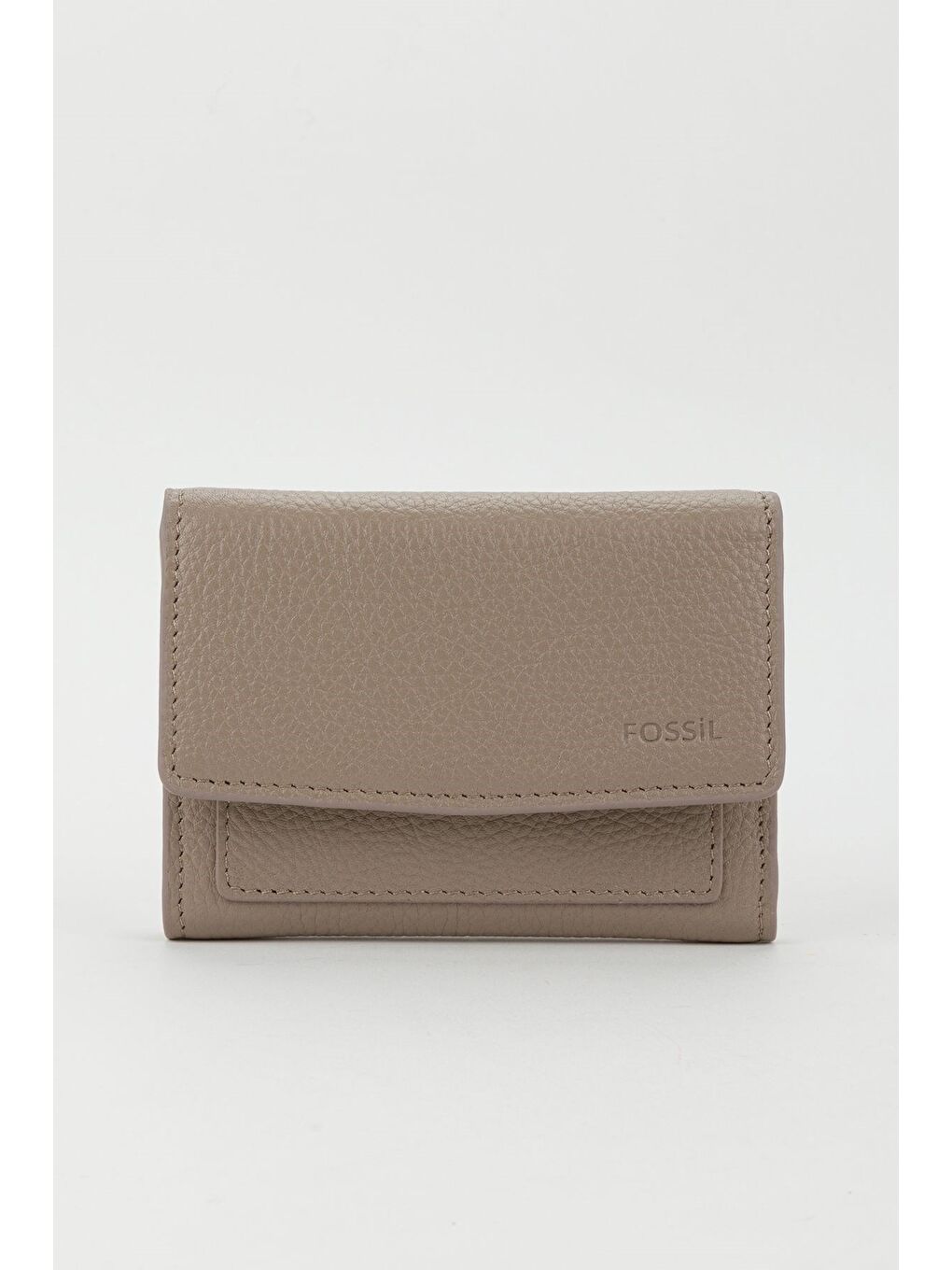 Bej Kutulu Hakiki Deri Buz Mavi Orta Boy Kadın El Portföyü Kartlık Cüzdan