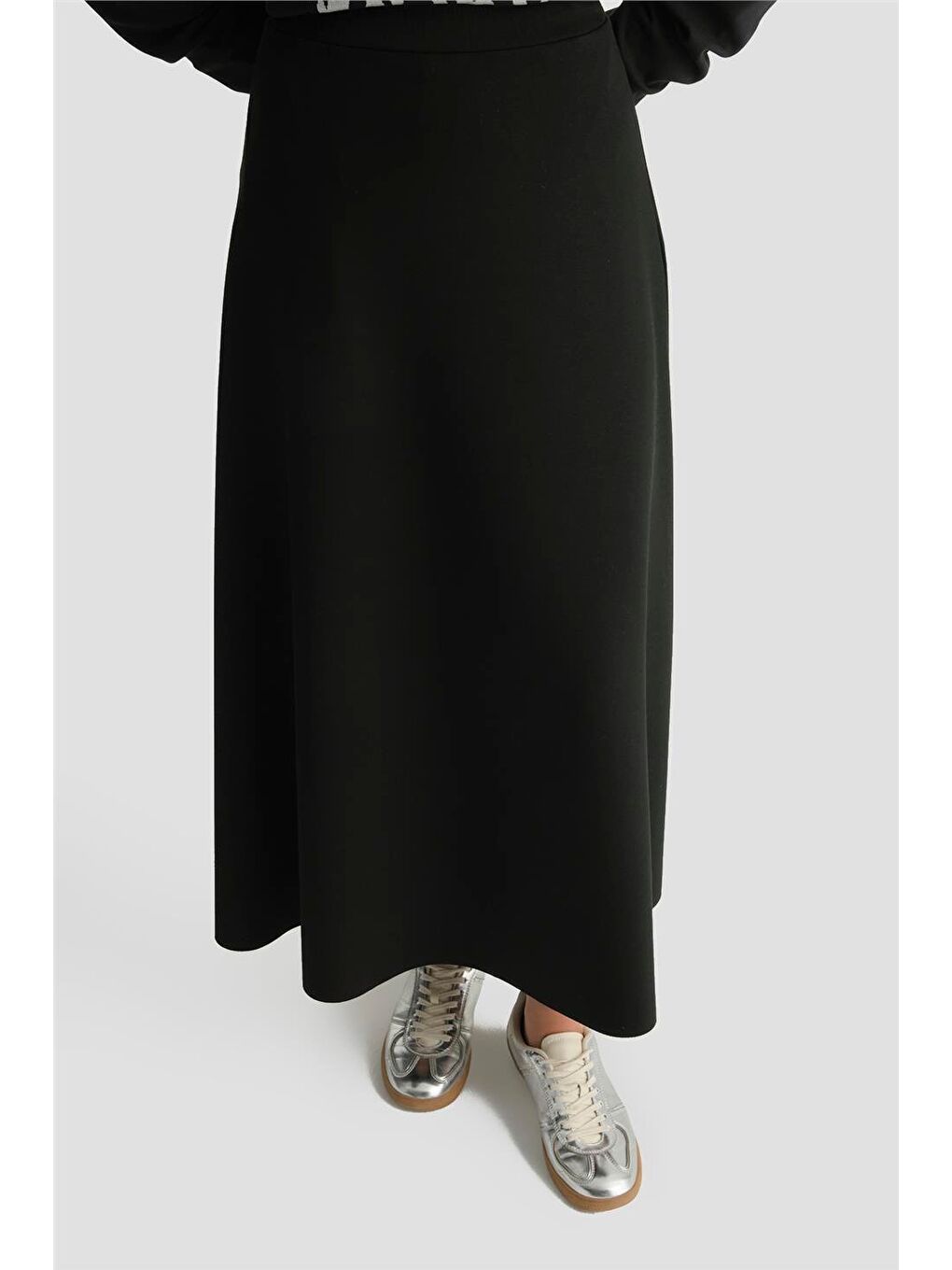 Zebra Desenli Örme Takım 25Kd2802 Siyah-3