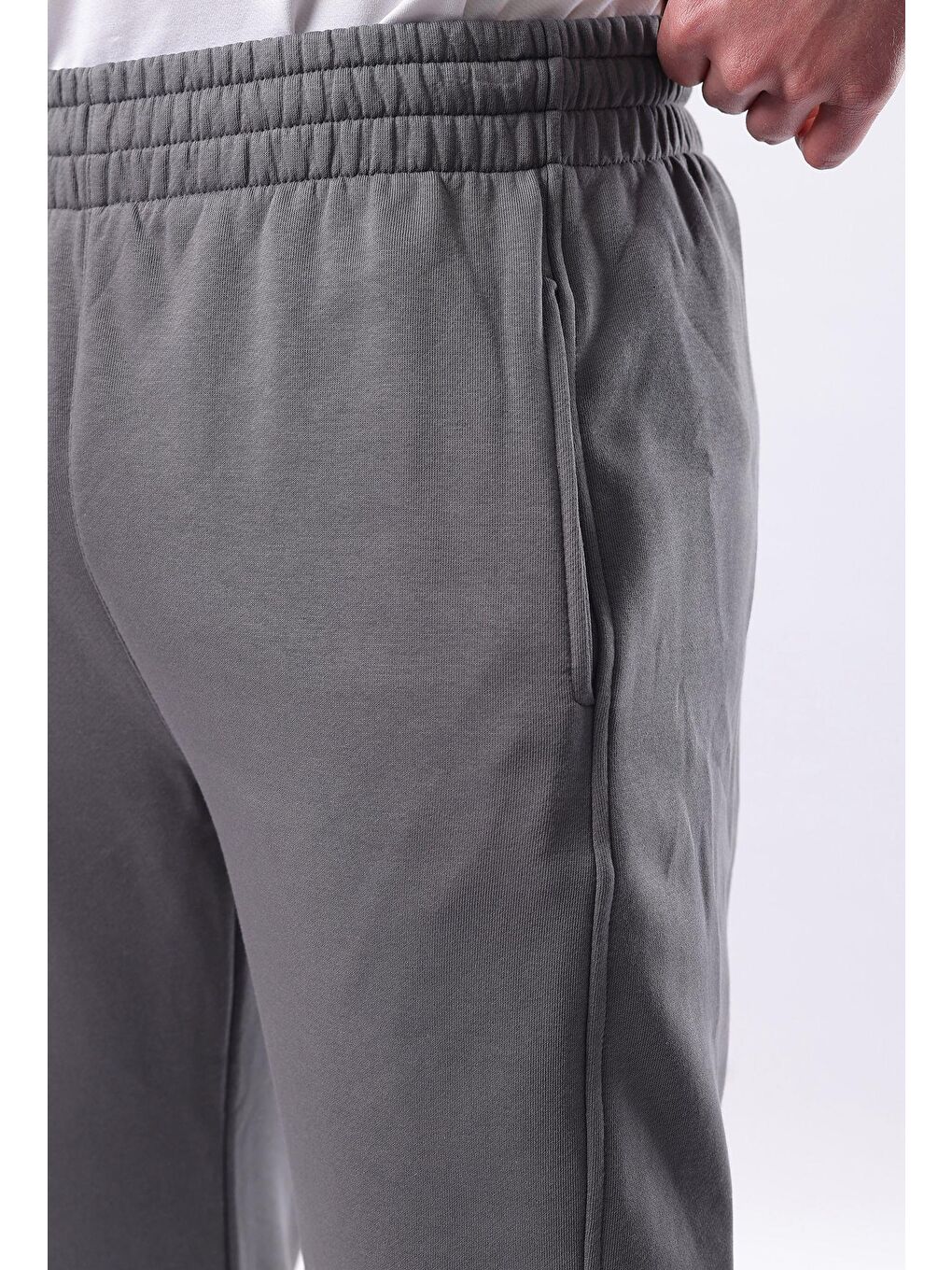 Gri Füme Rahat Kesim Erkek Eşofman Altı E6560-7