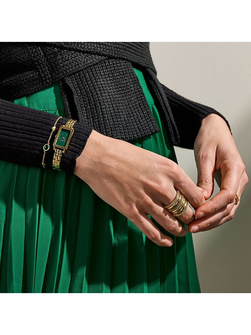 Sarı SKJ1859-710 Kadın Bileklik-2