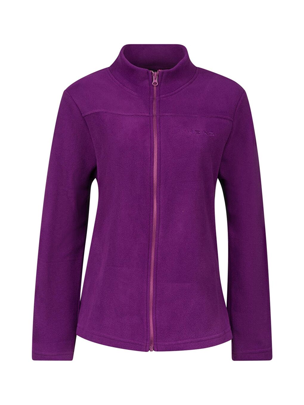 Lea Kadın Tam Fermuarlı Polar Sweatshirt Mor
