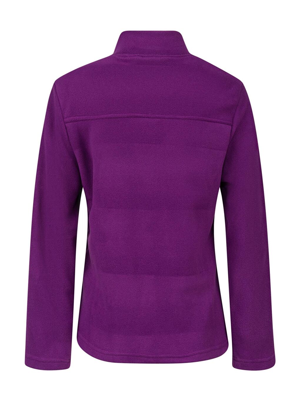 Lea Kadın Tam Fermuarlı Polar Sweatshirt Mor-3